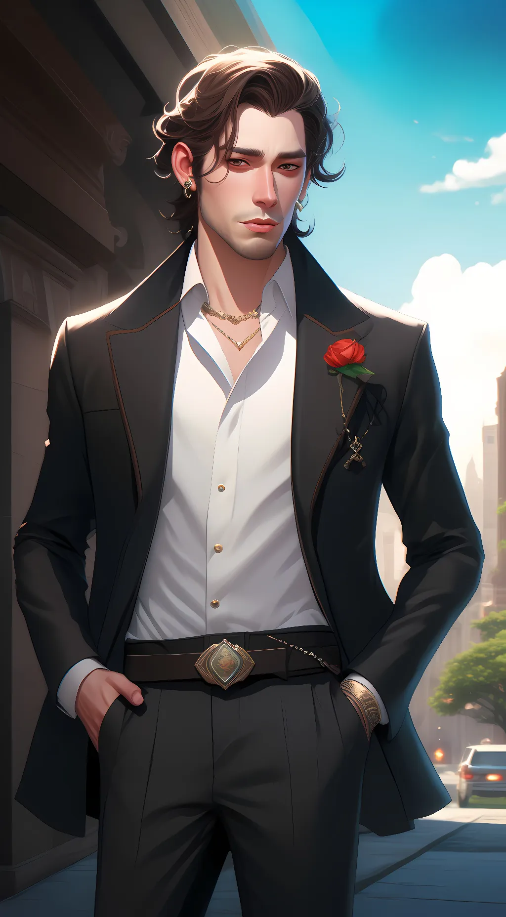 ai character: steven background