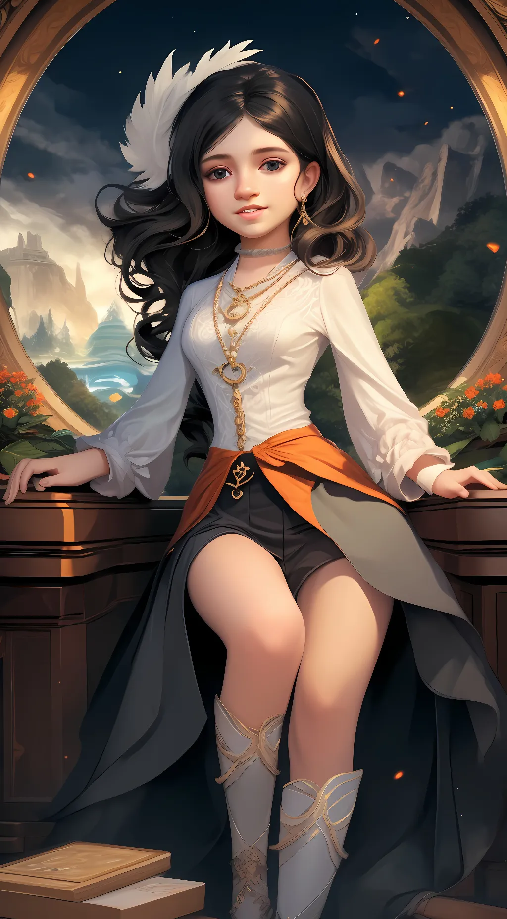ai character: Riley Mina background