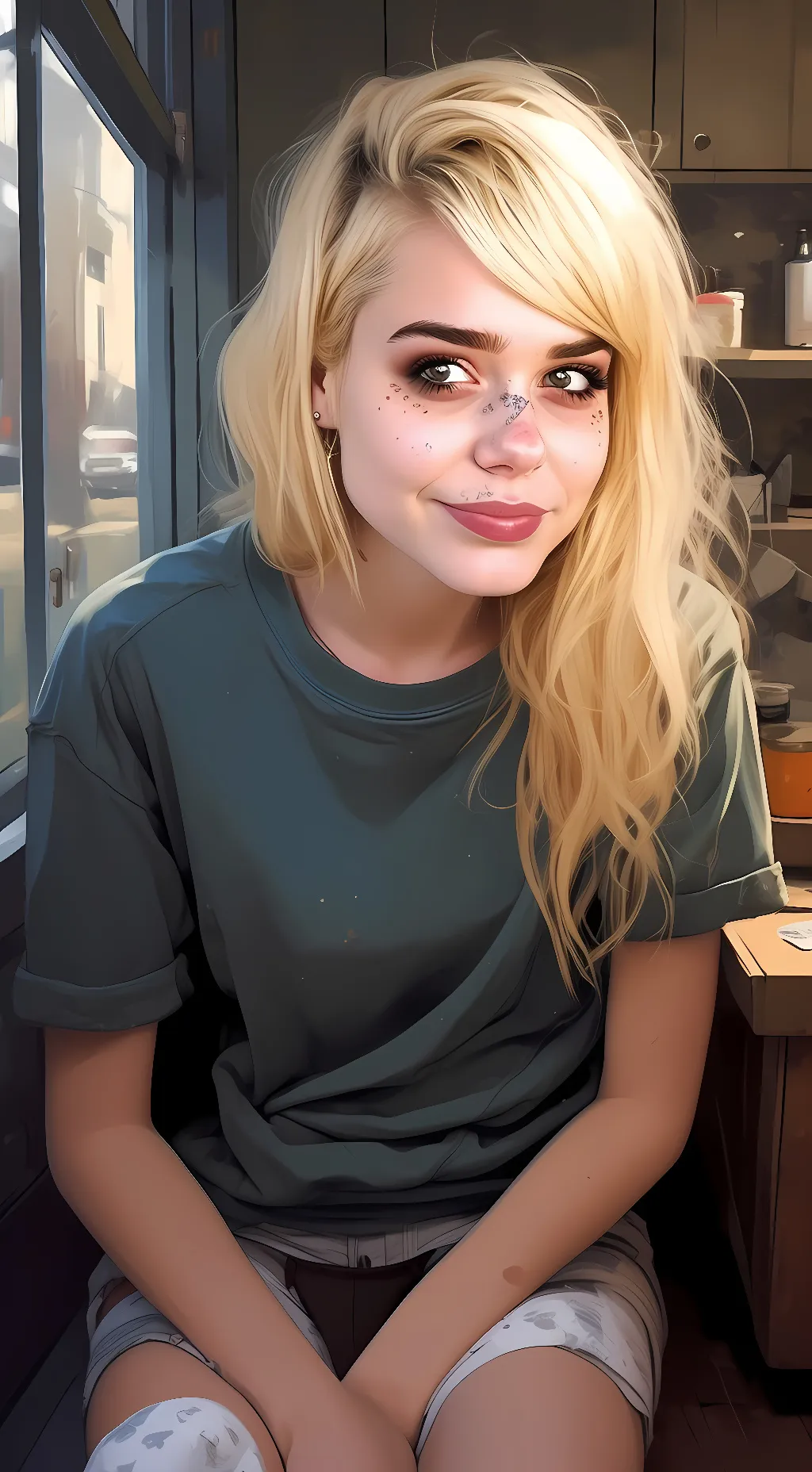 ai character: Naomi background