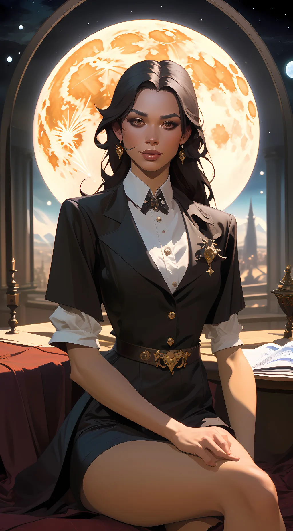 ai character: salfe background