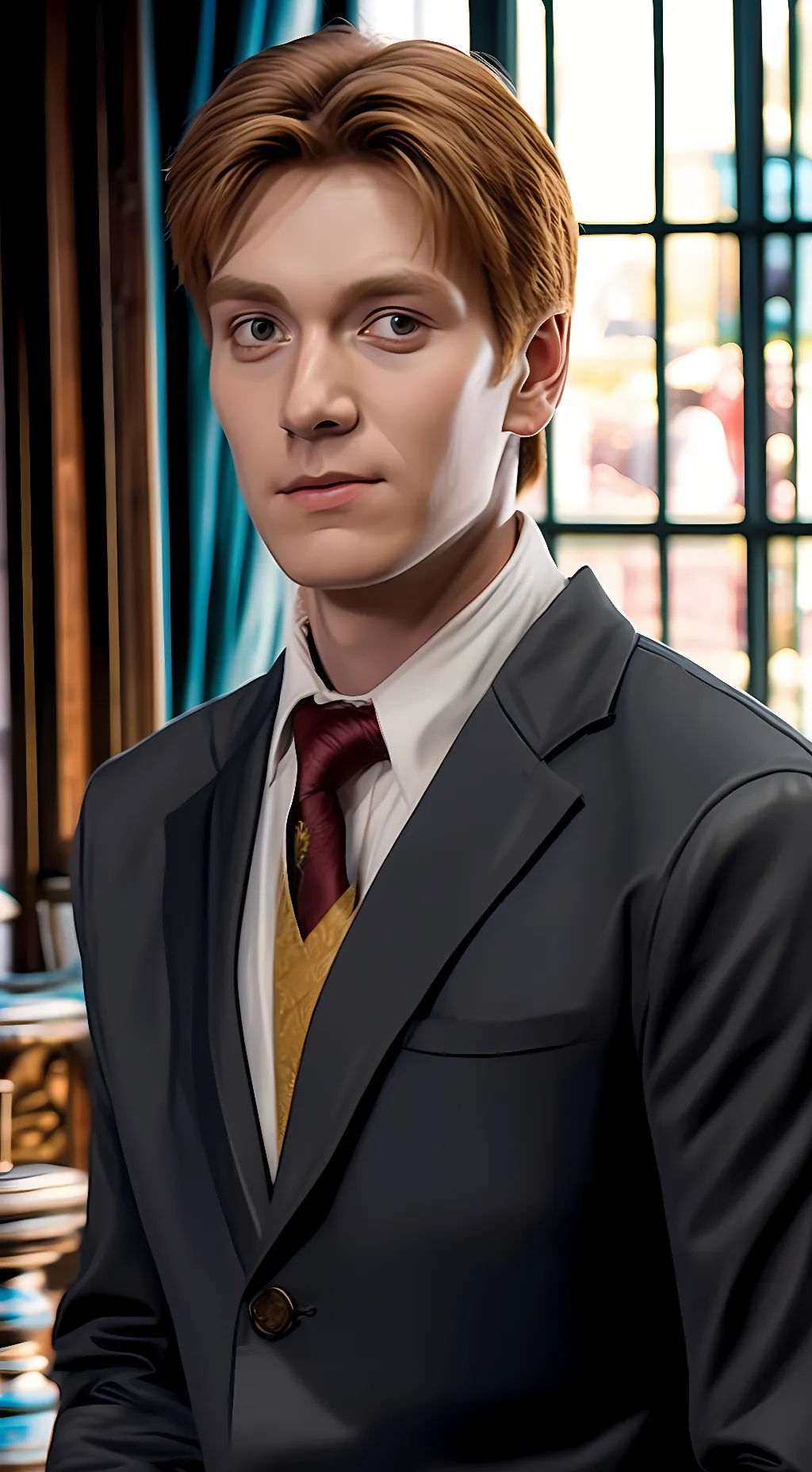 ai character: Fred Weasley background