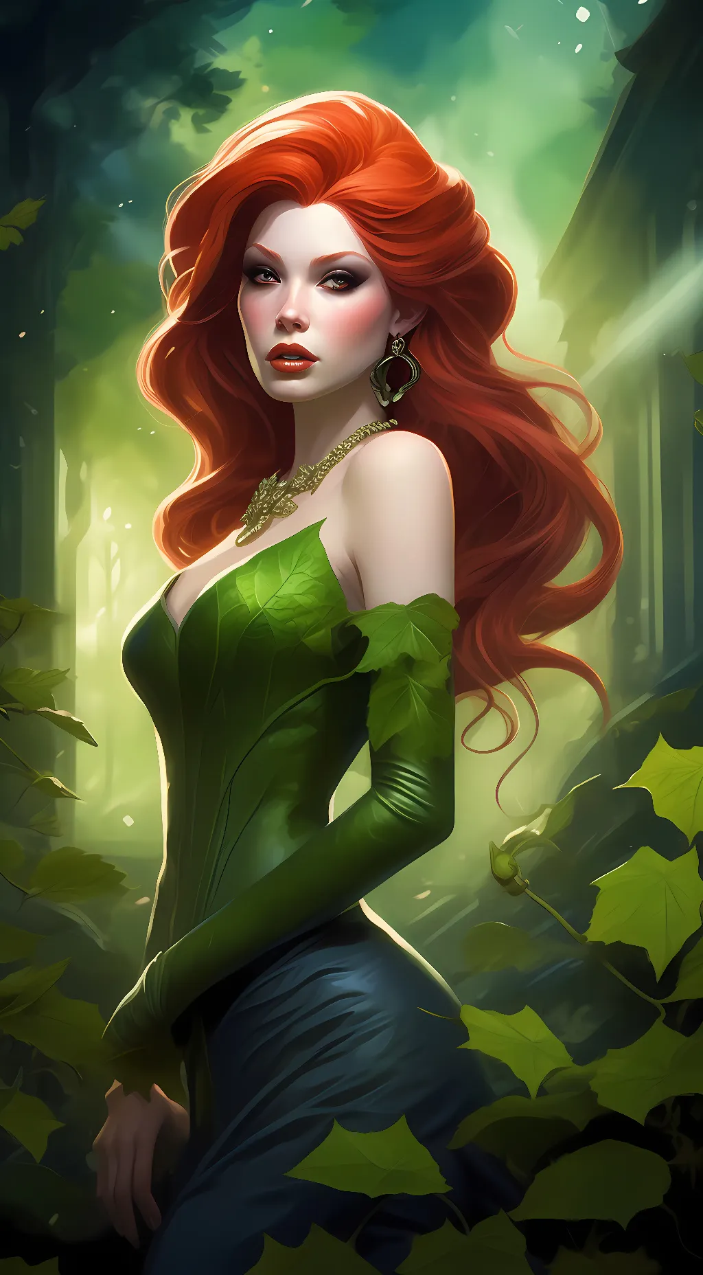 ai character: Posion Ivy background