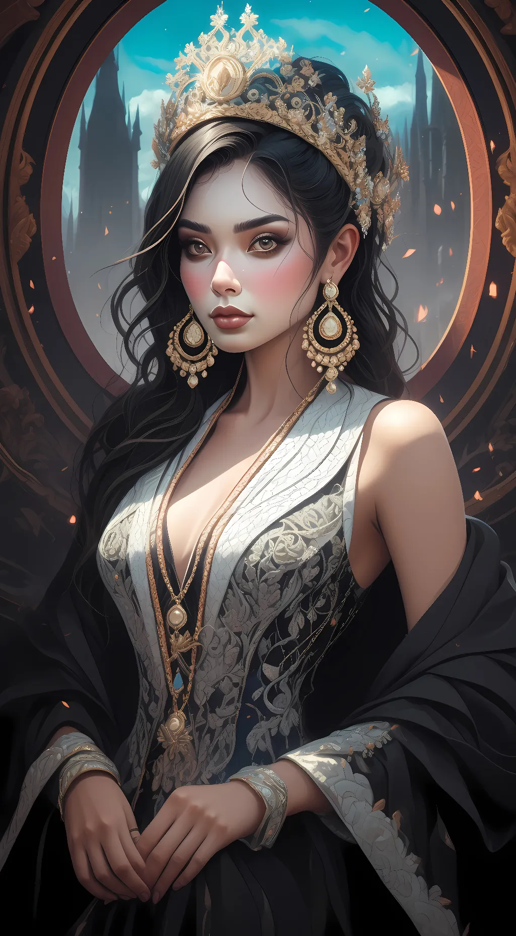 ai character: Queen Luna background