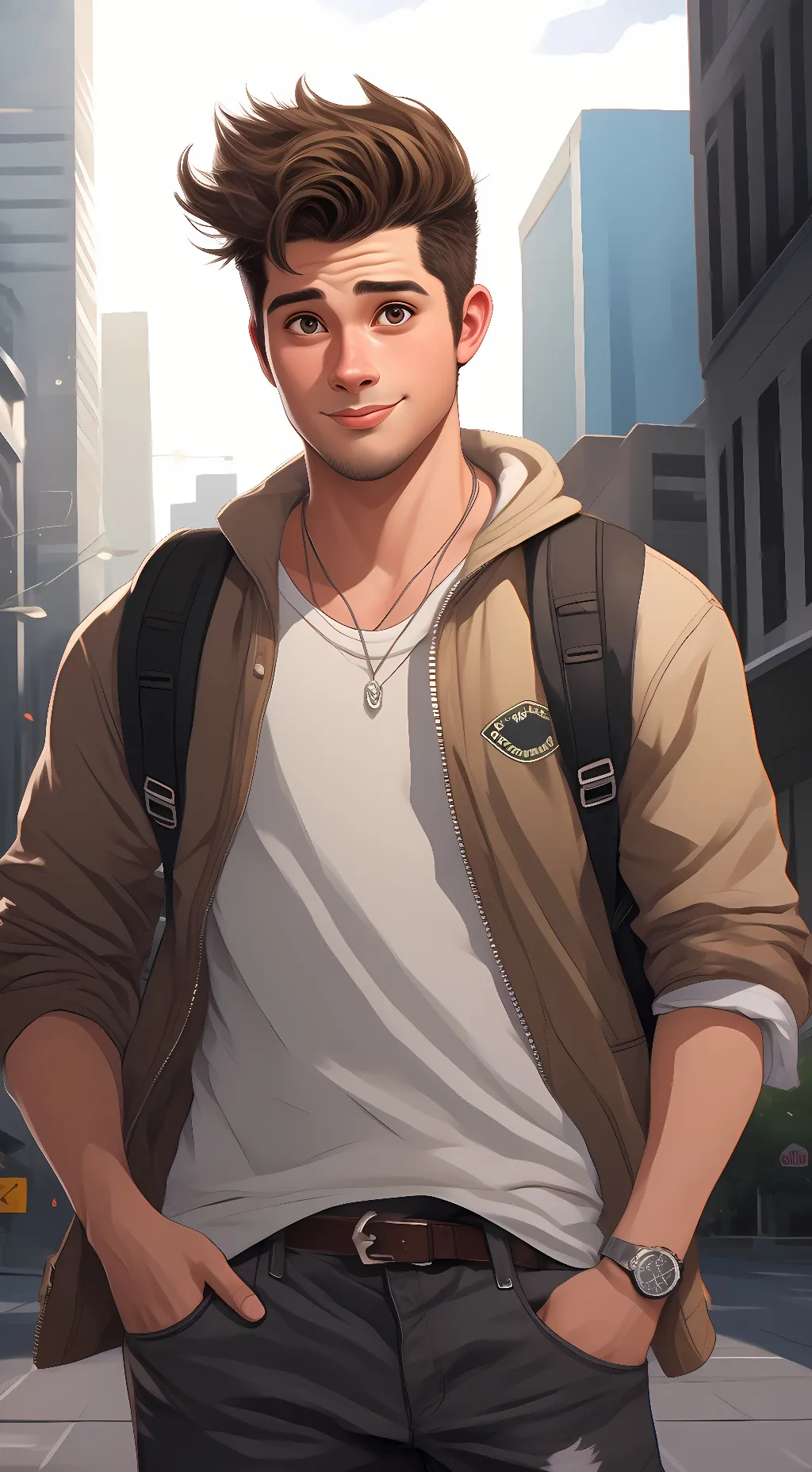 ai character: Ben  background