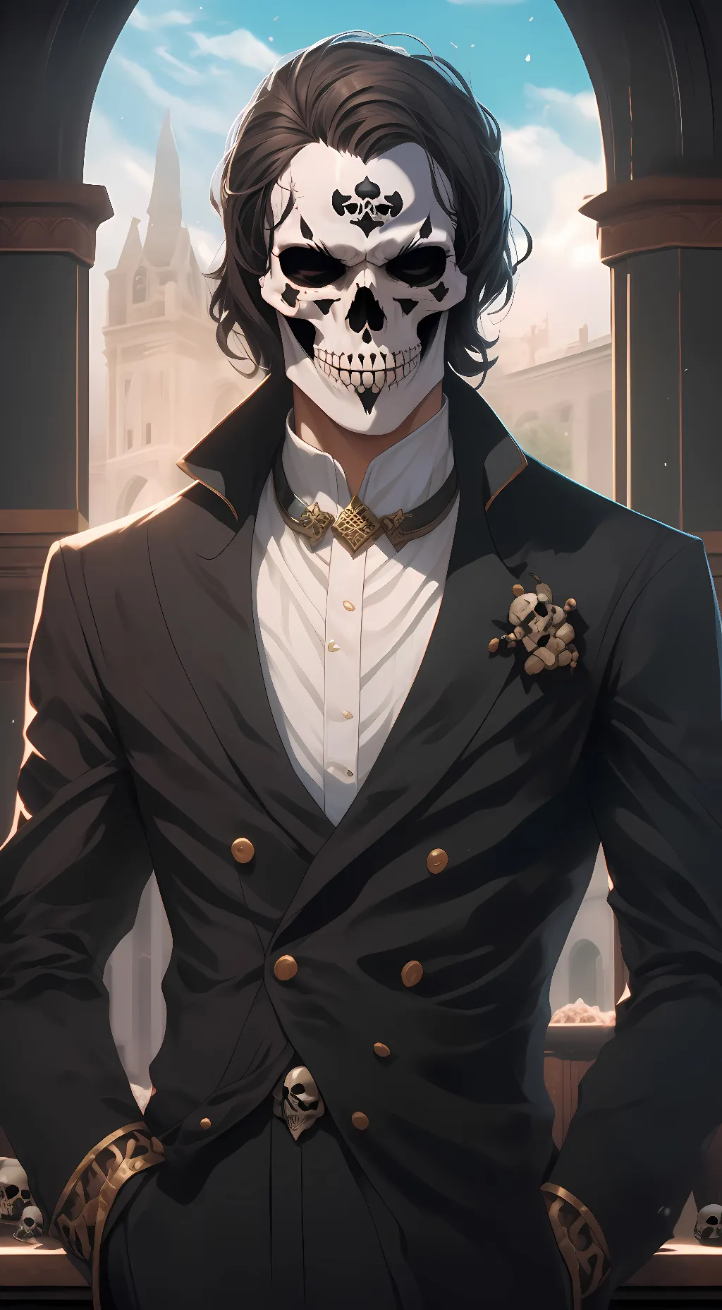 ai character: Damon Death background