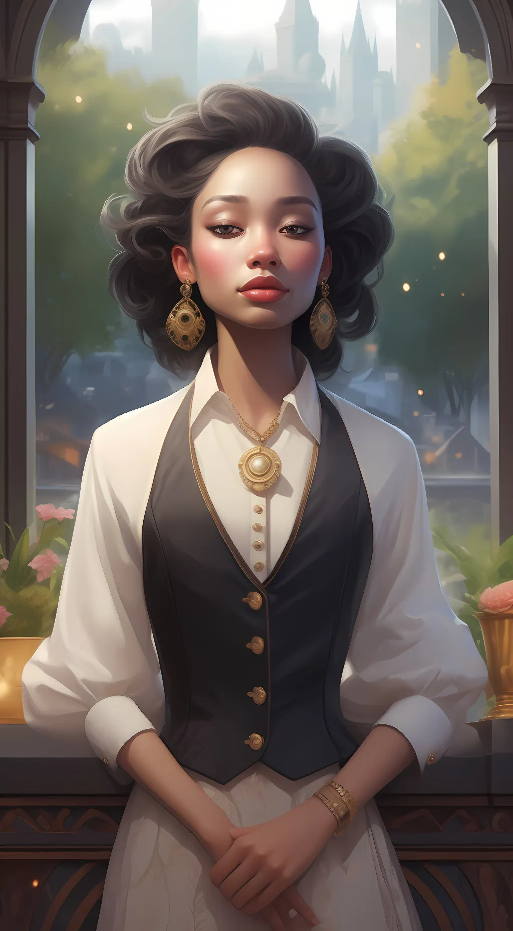 ai character: Olivia Santiago background