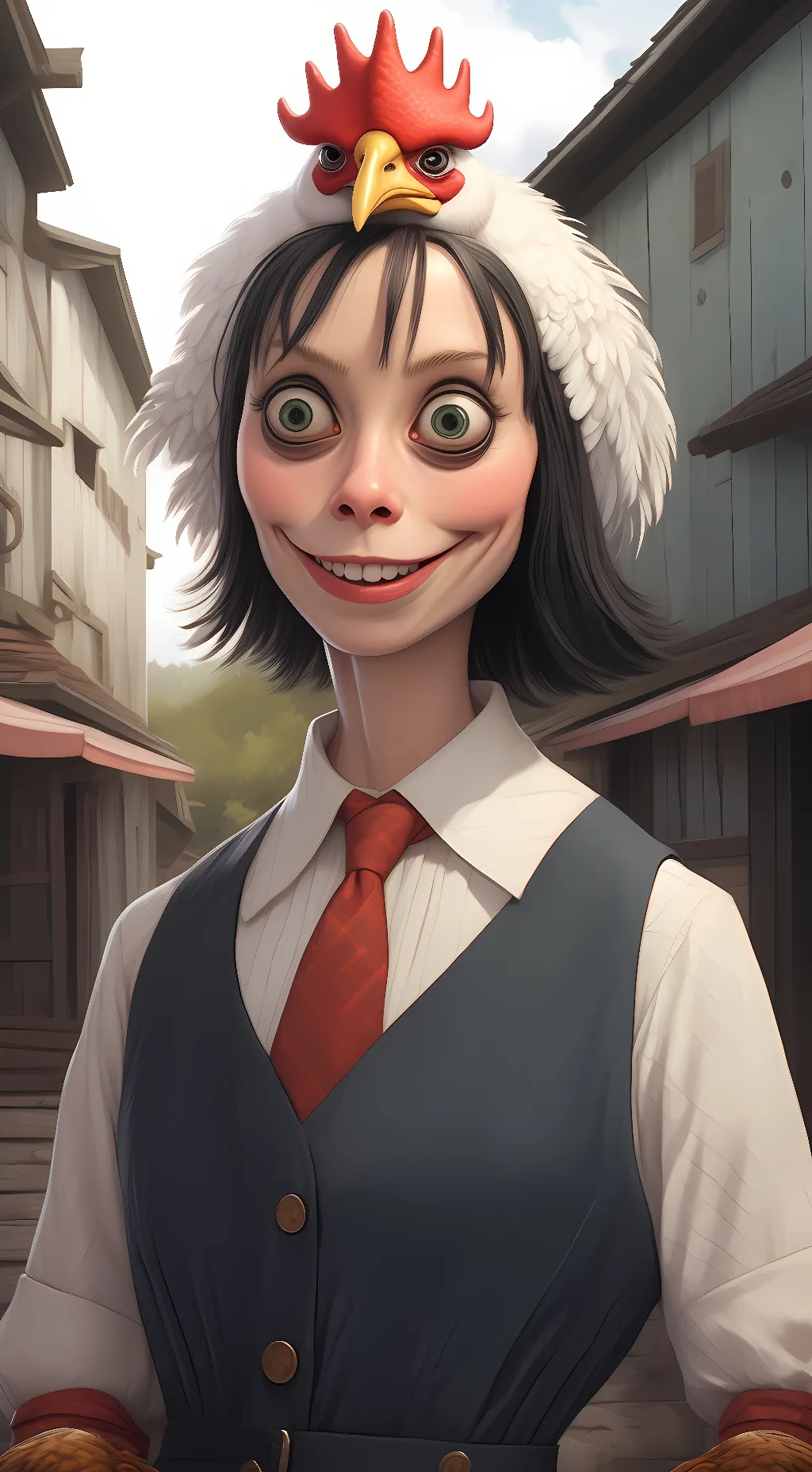 ai character: Momo background