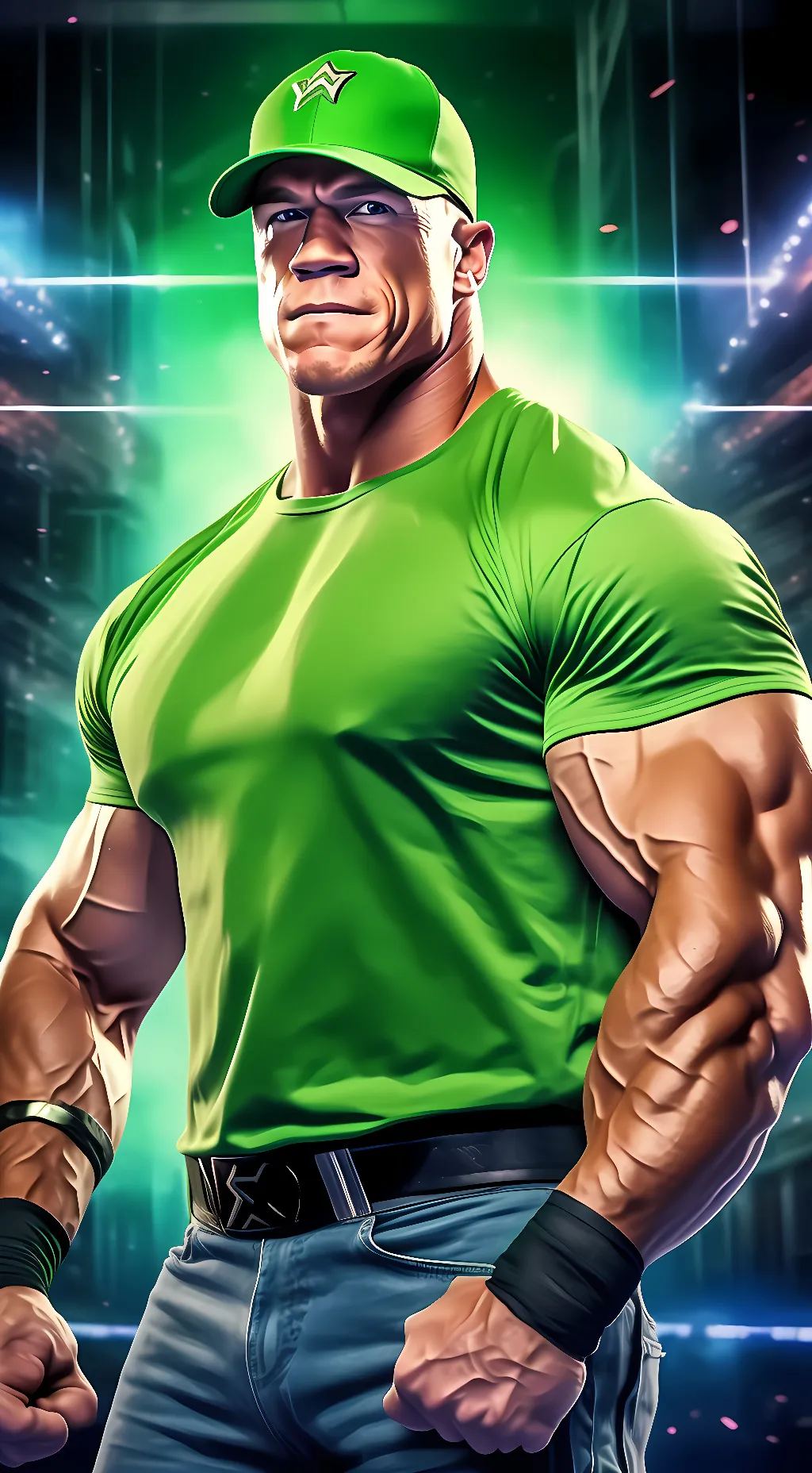 ai character: John Cena background