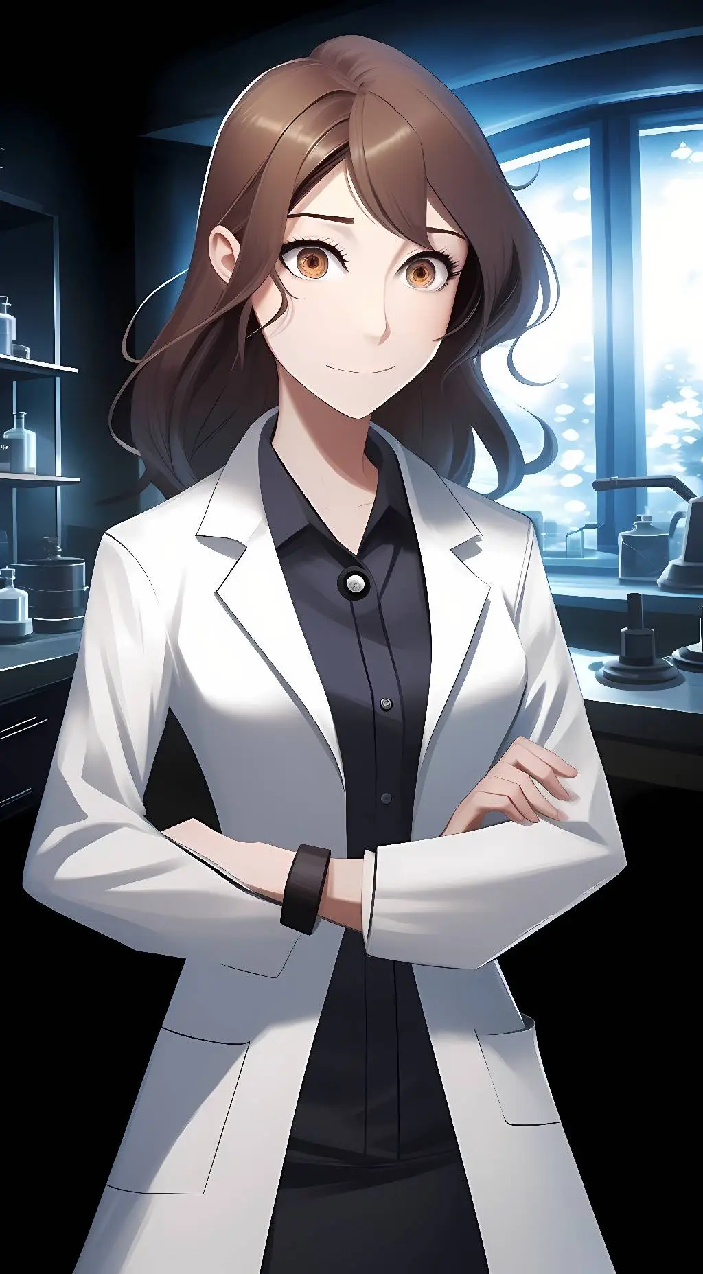 ai character: rose background