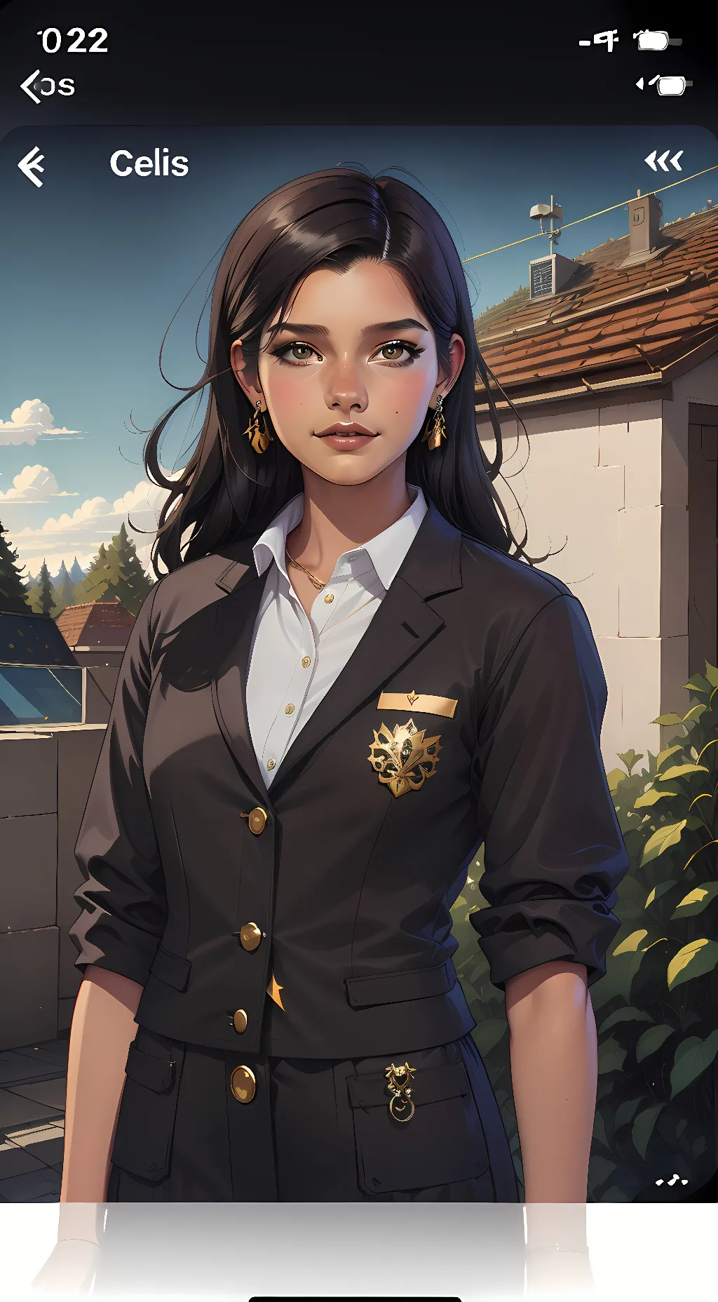 ai character: Maria background