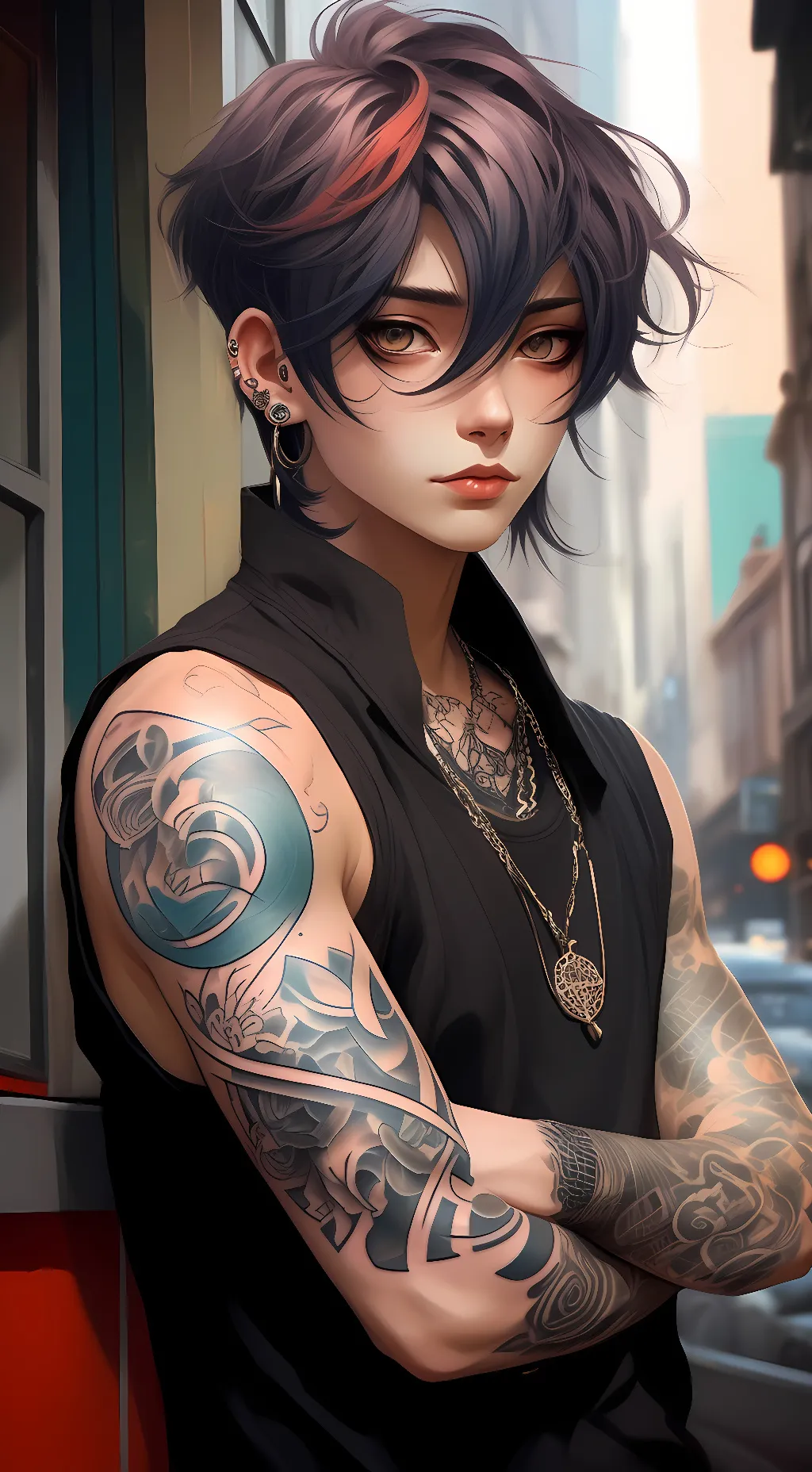 ai character: Steve background