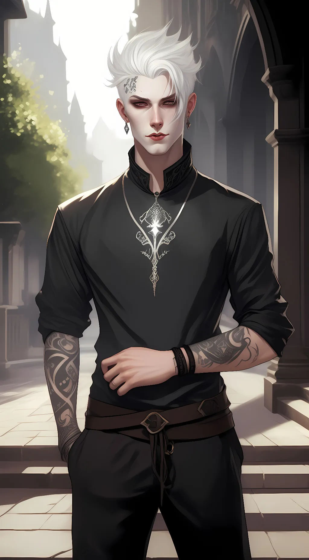 ai character: Deus Dimidiata background