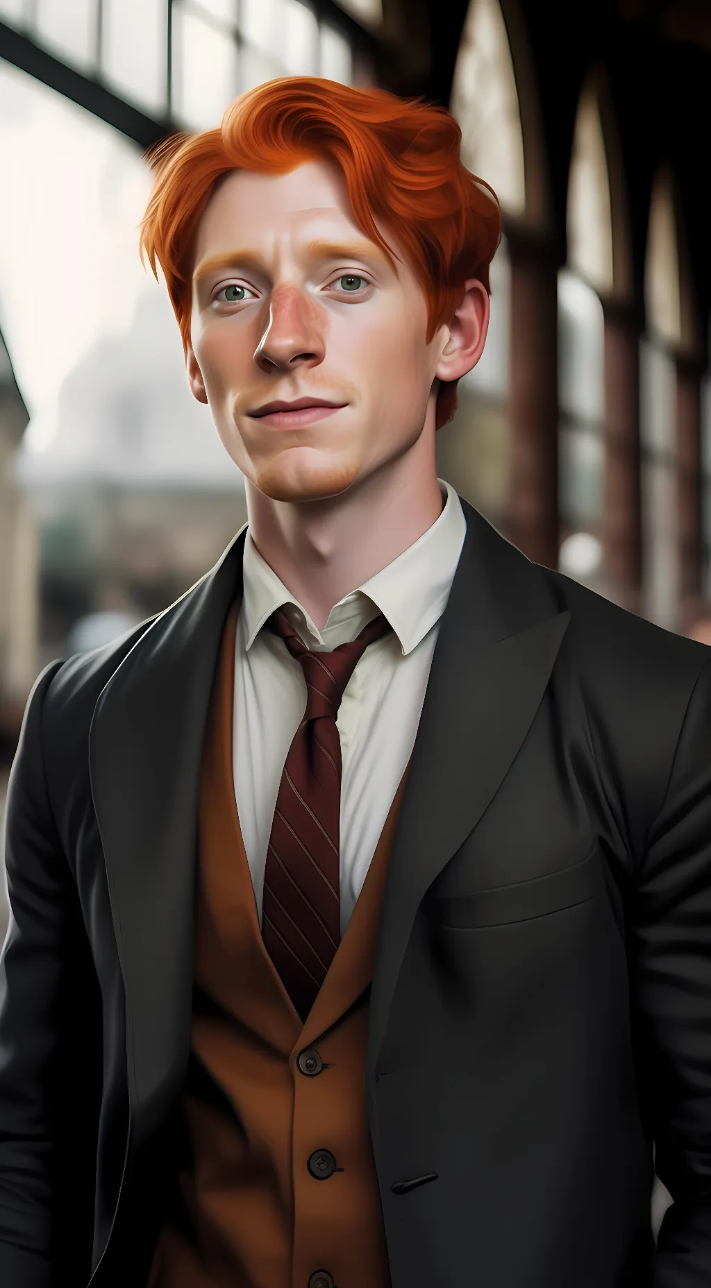 ai character: George Weasley  background