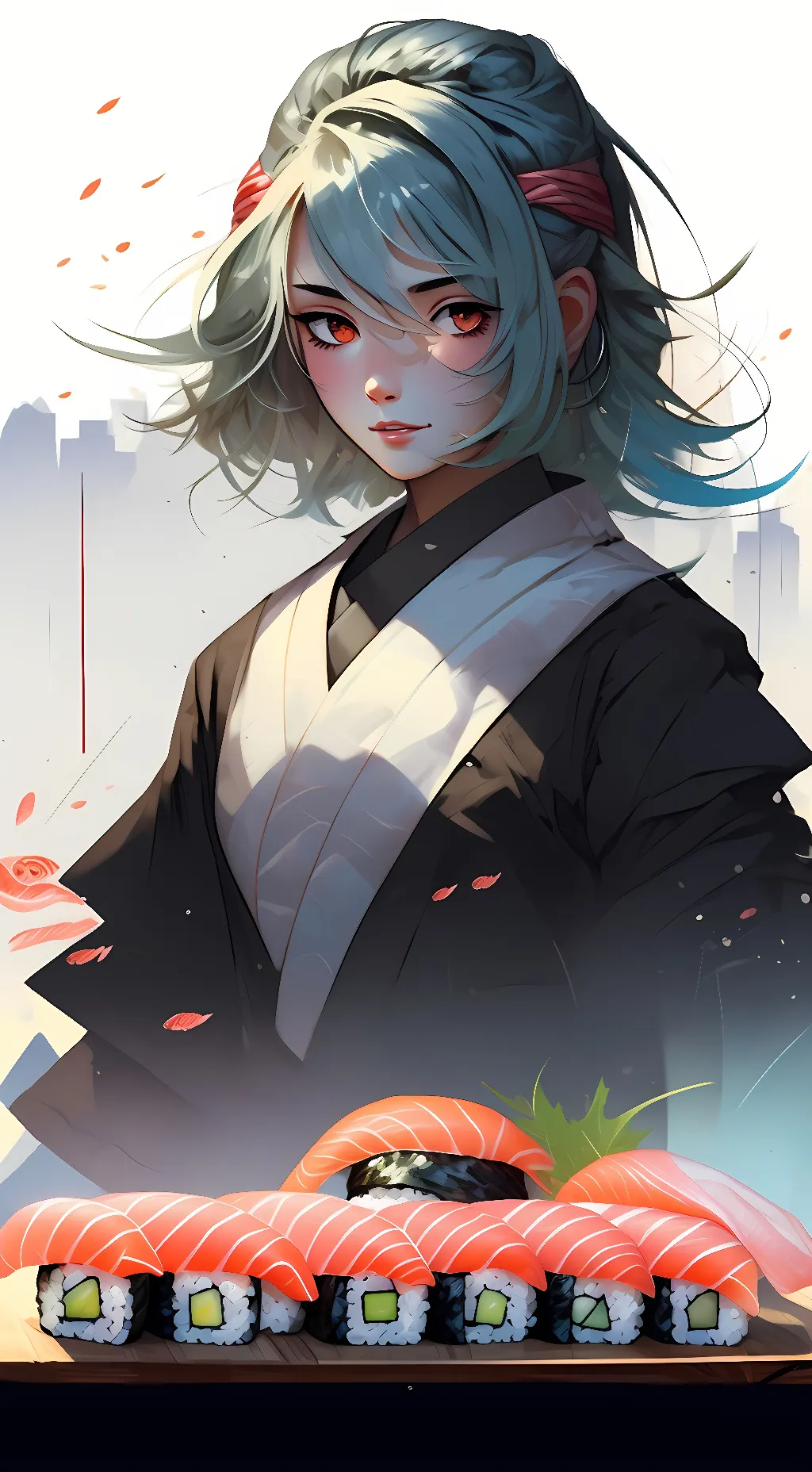 ai character: Yui Shimizu background