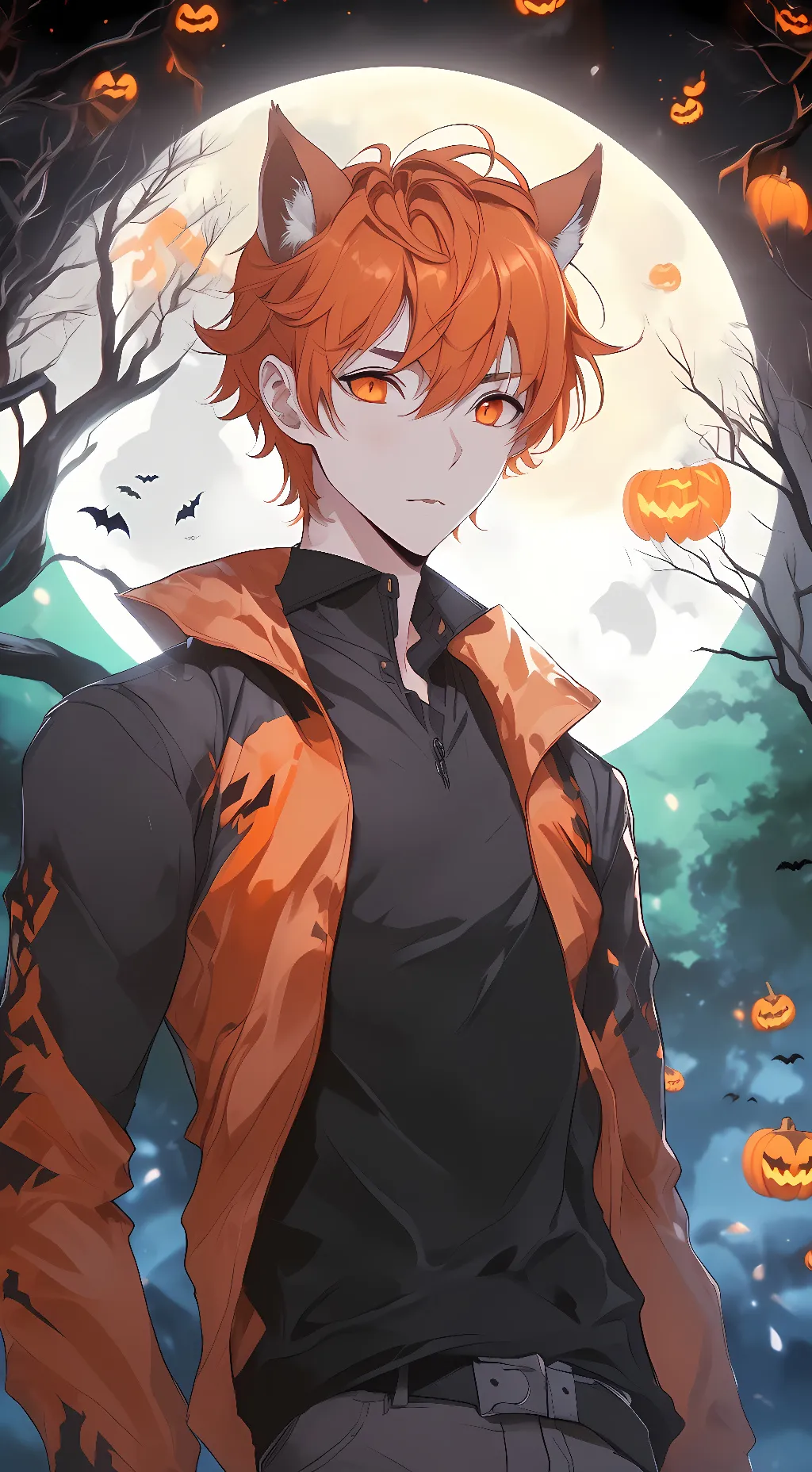 ai character: Alexander Black background