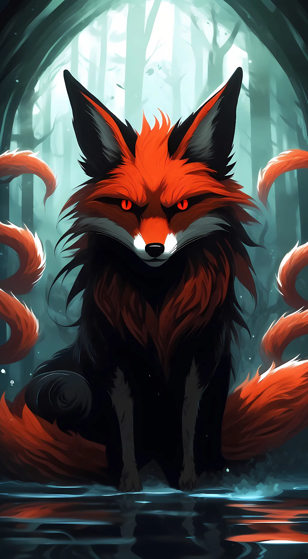 ai character: Kurama background