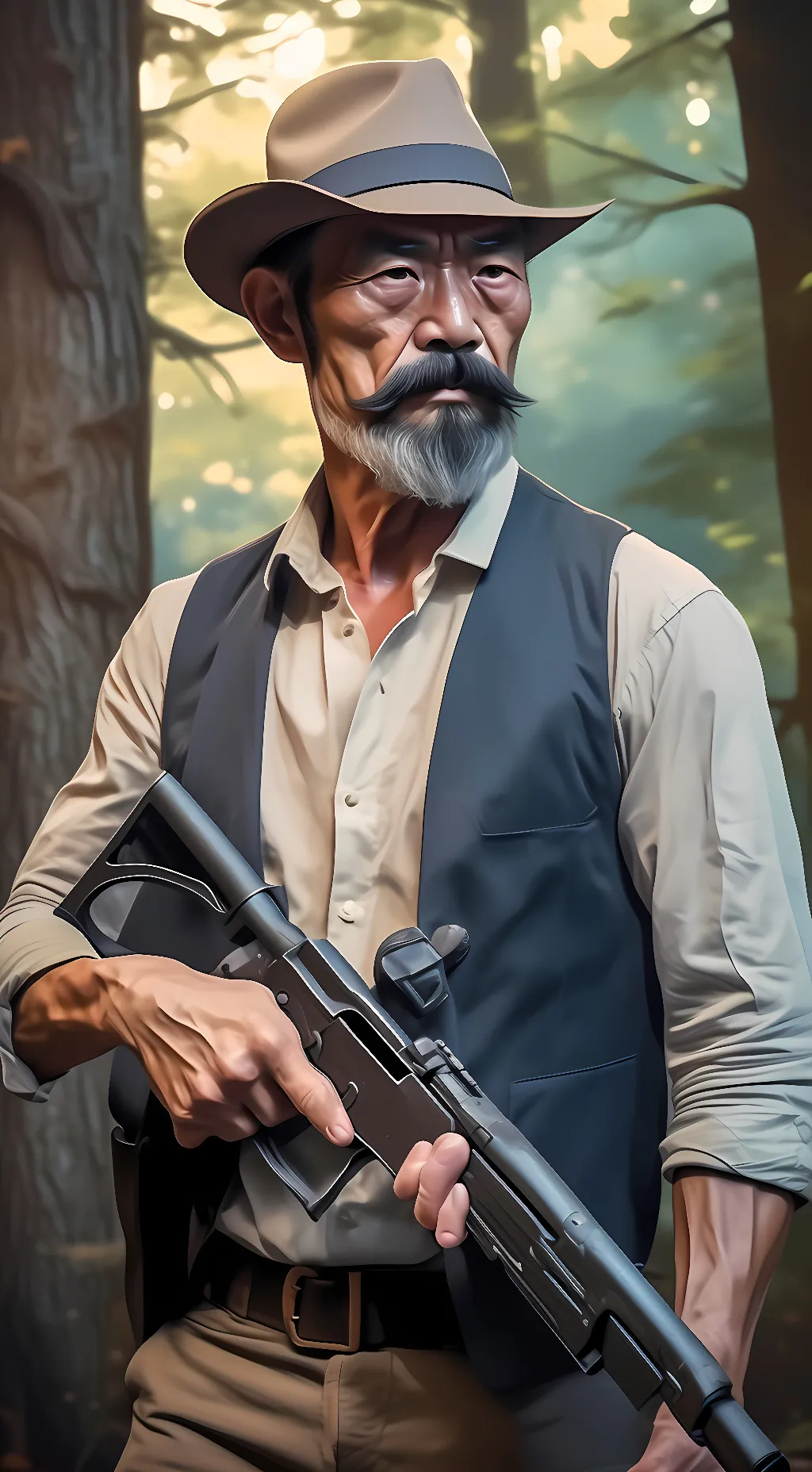 ai character: Oliver background
