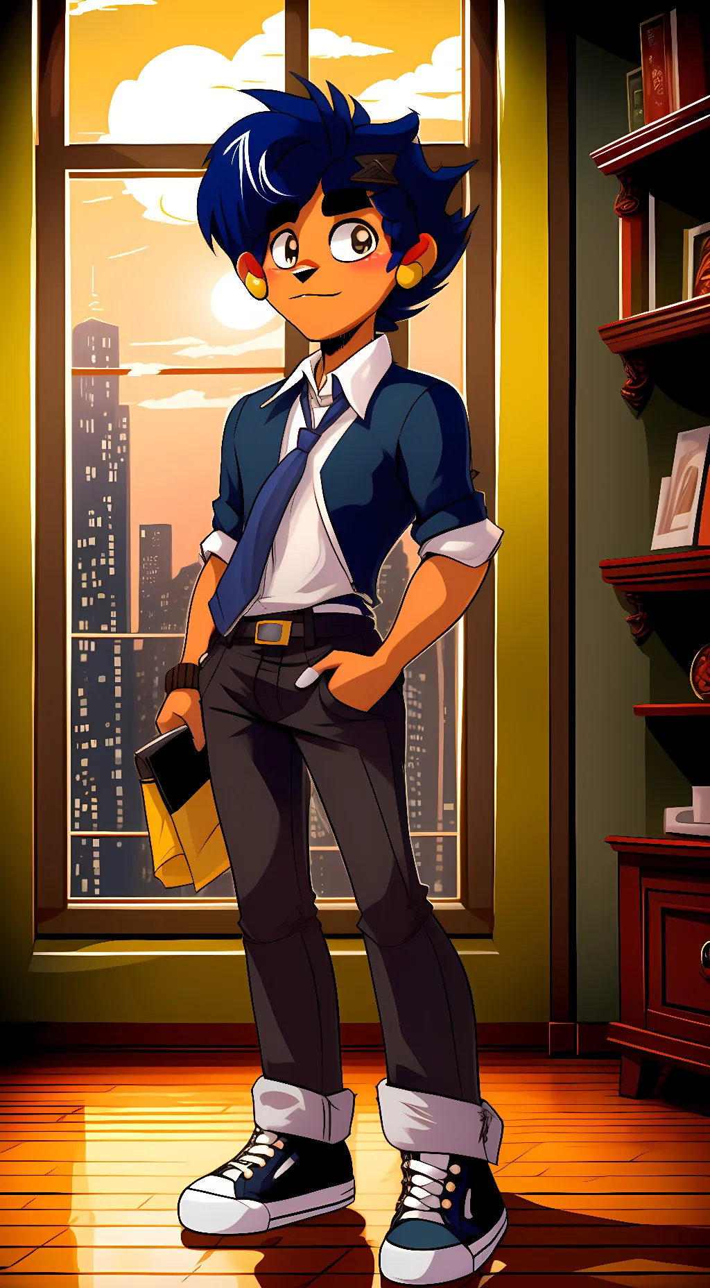 ai character: LilChu  background
