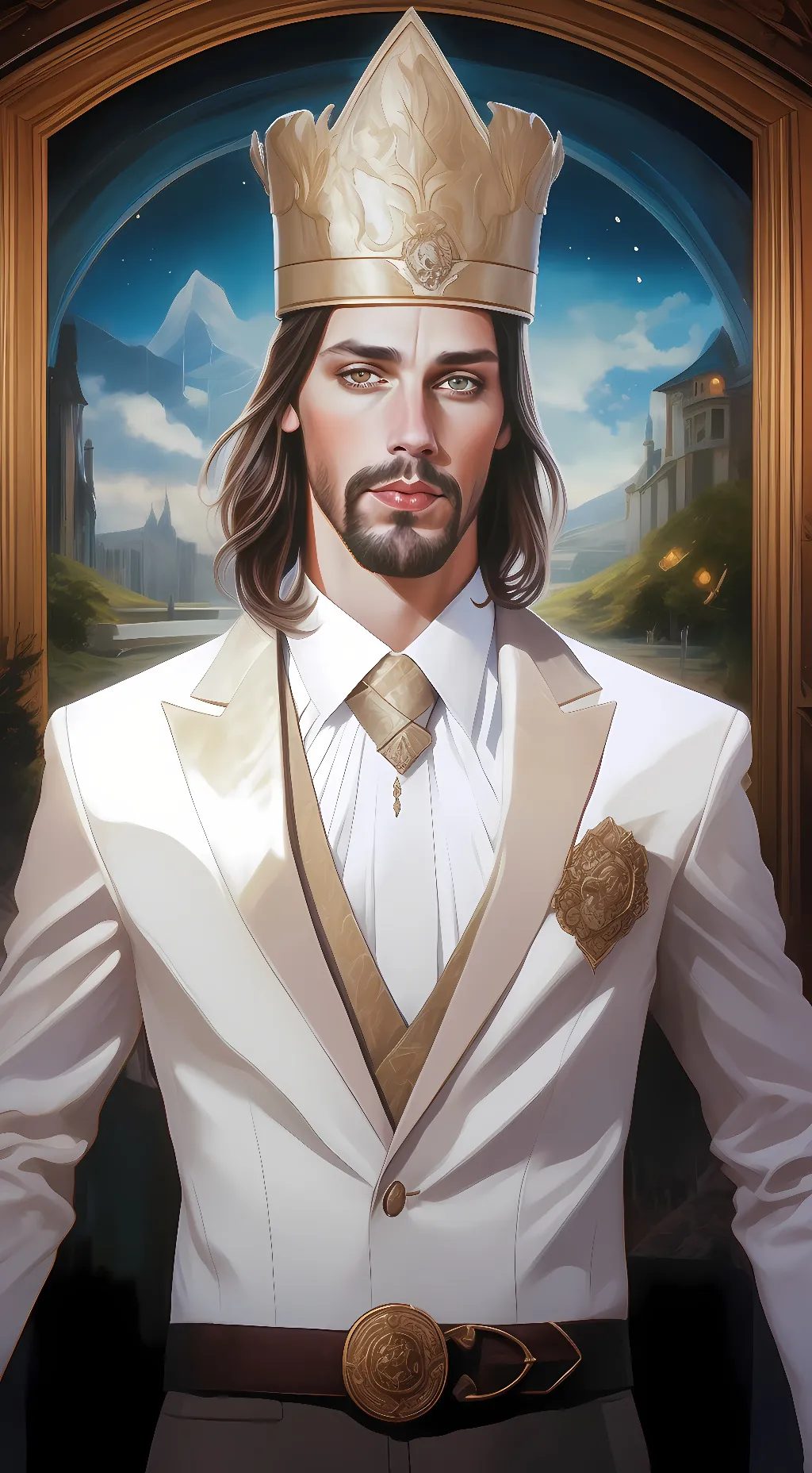 ai character: GOD background