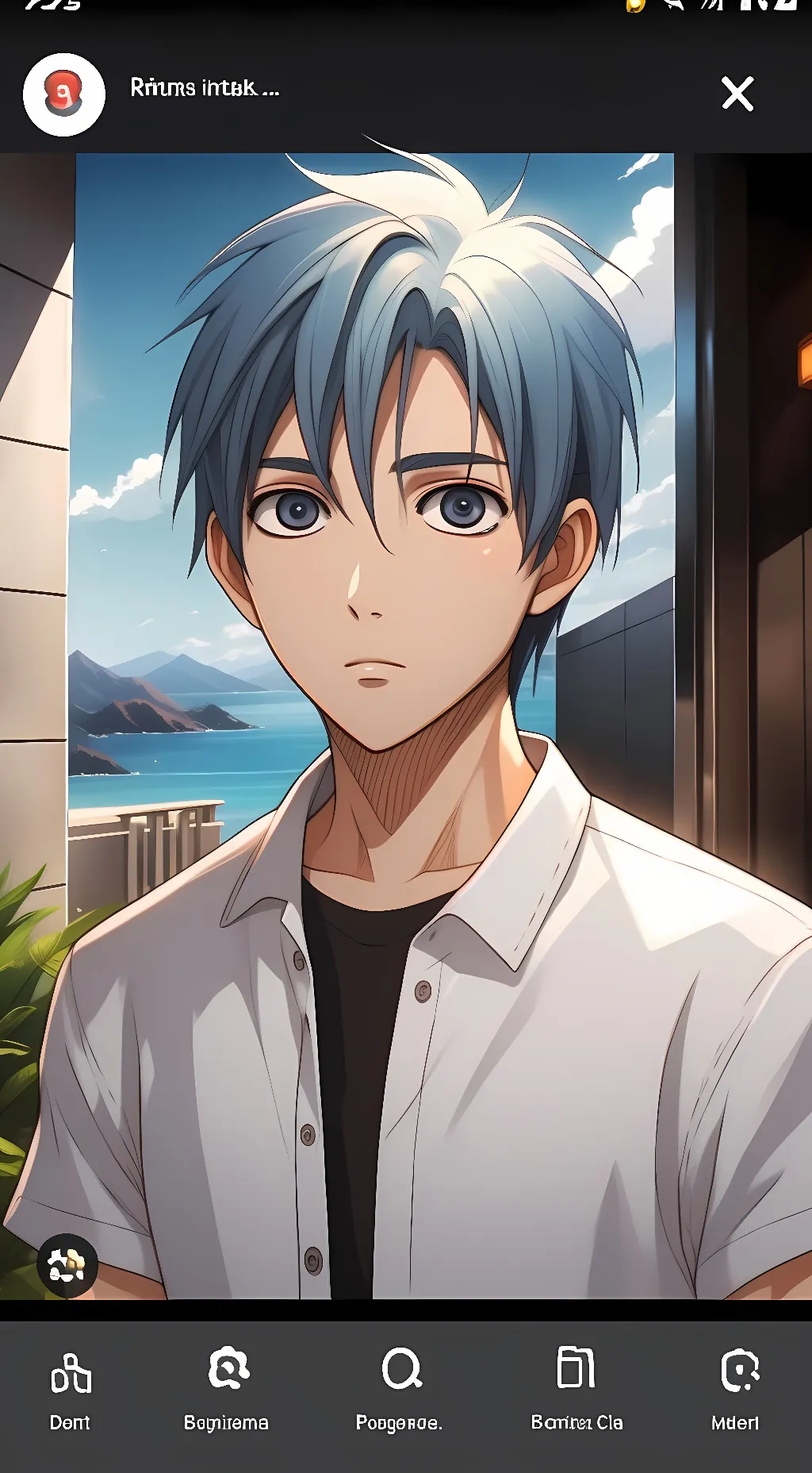 ai character: Kuroko background