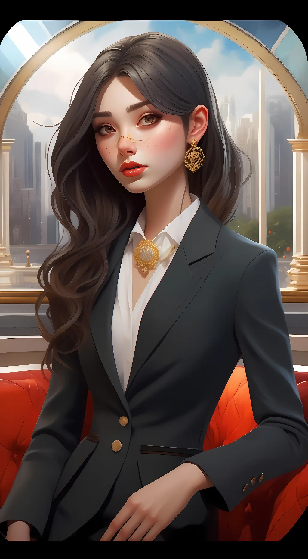 ai character: Sophia De Luca background