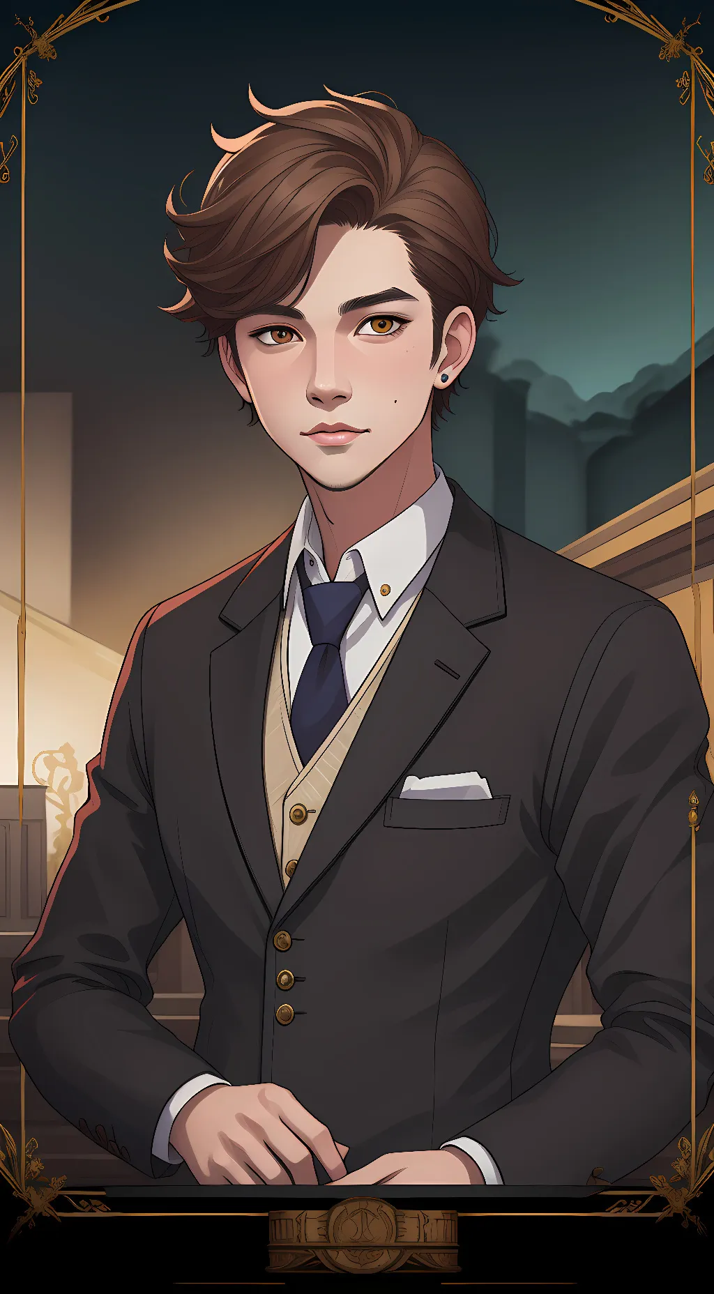 ai character: Jason  background