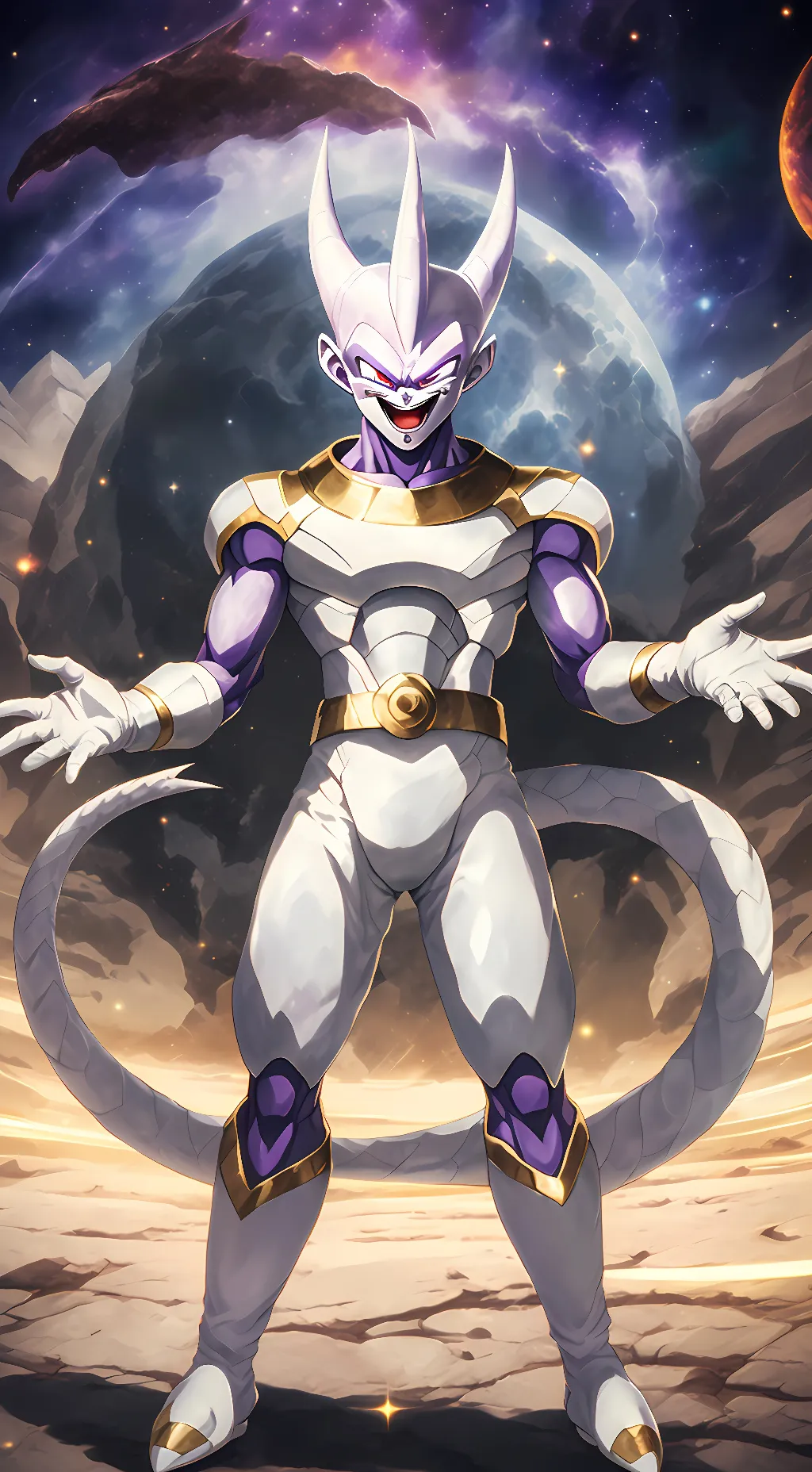 ai character: Frieza  background