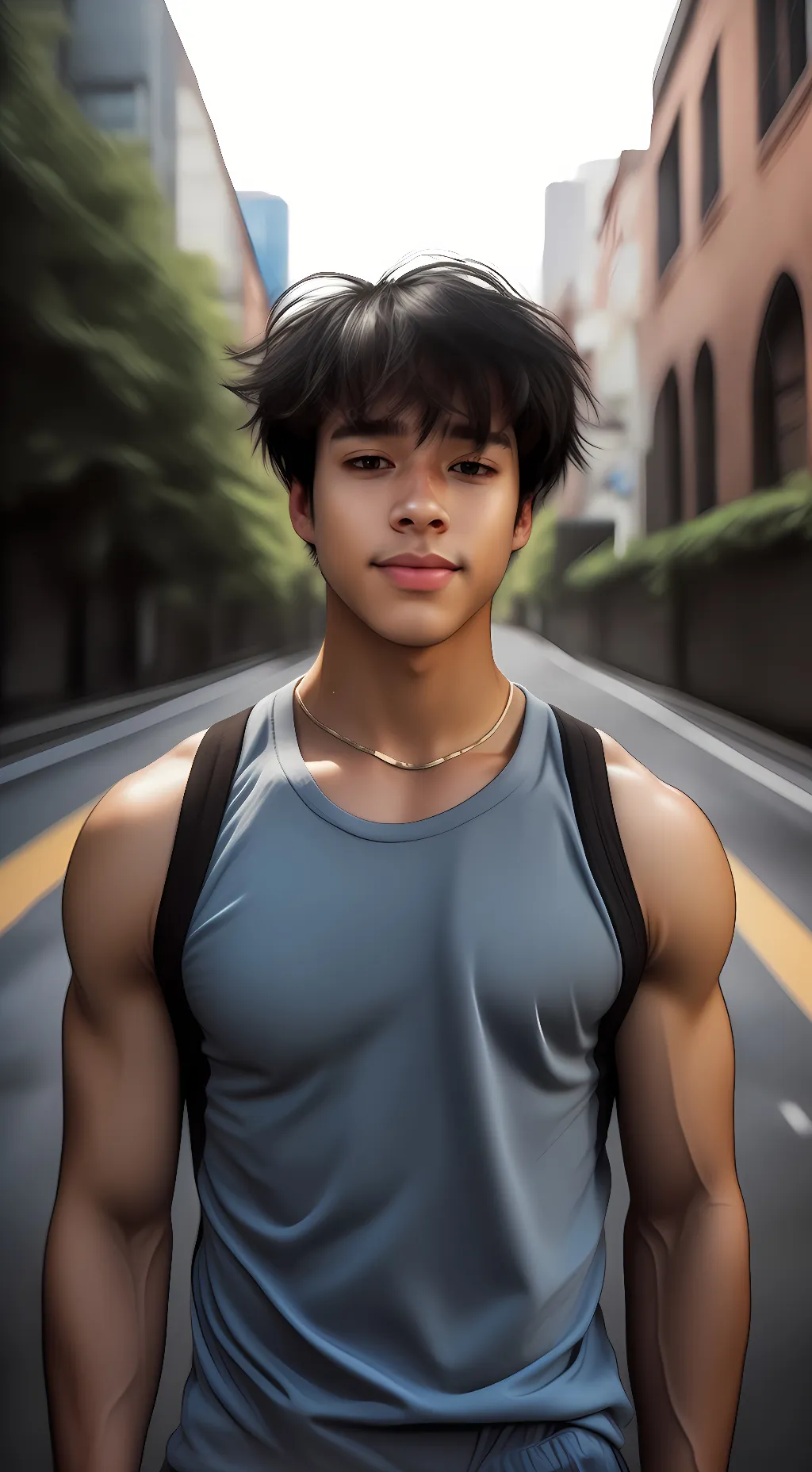 ai character: Daxton  background