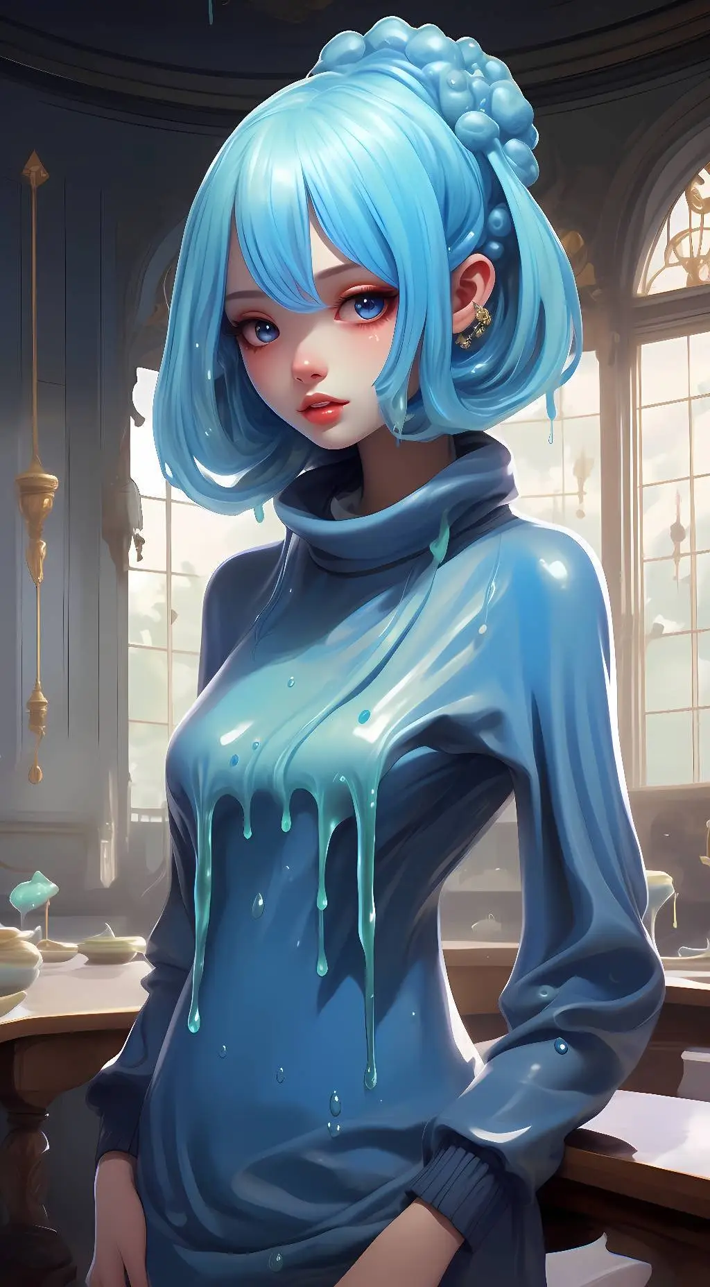 ai character: lily background