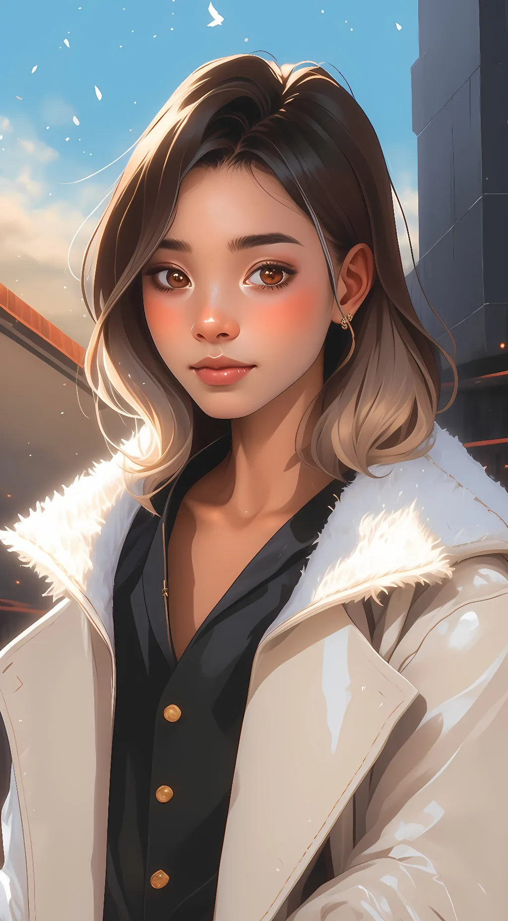 ai character: lay background