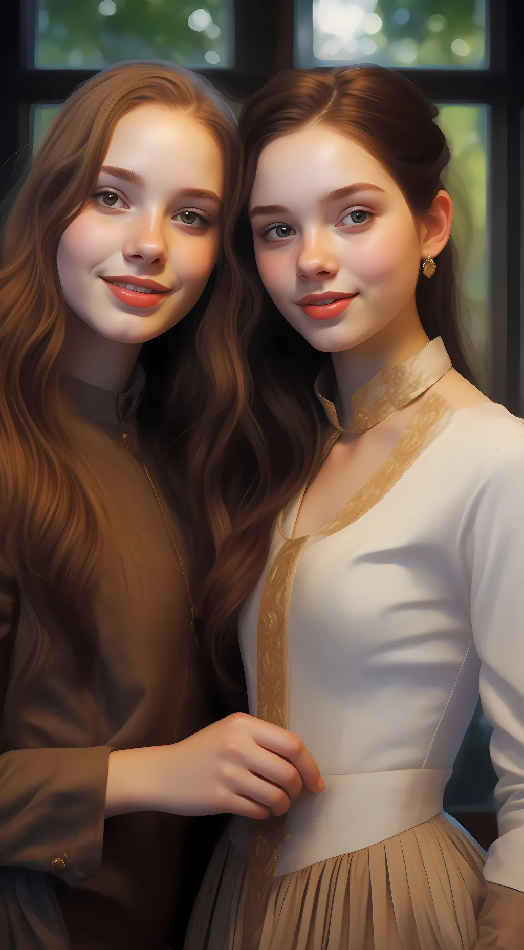 ai character: Bailey and Chryssa background