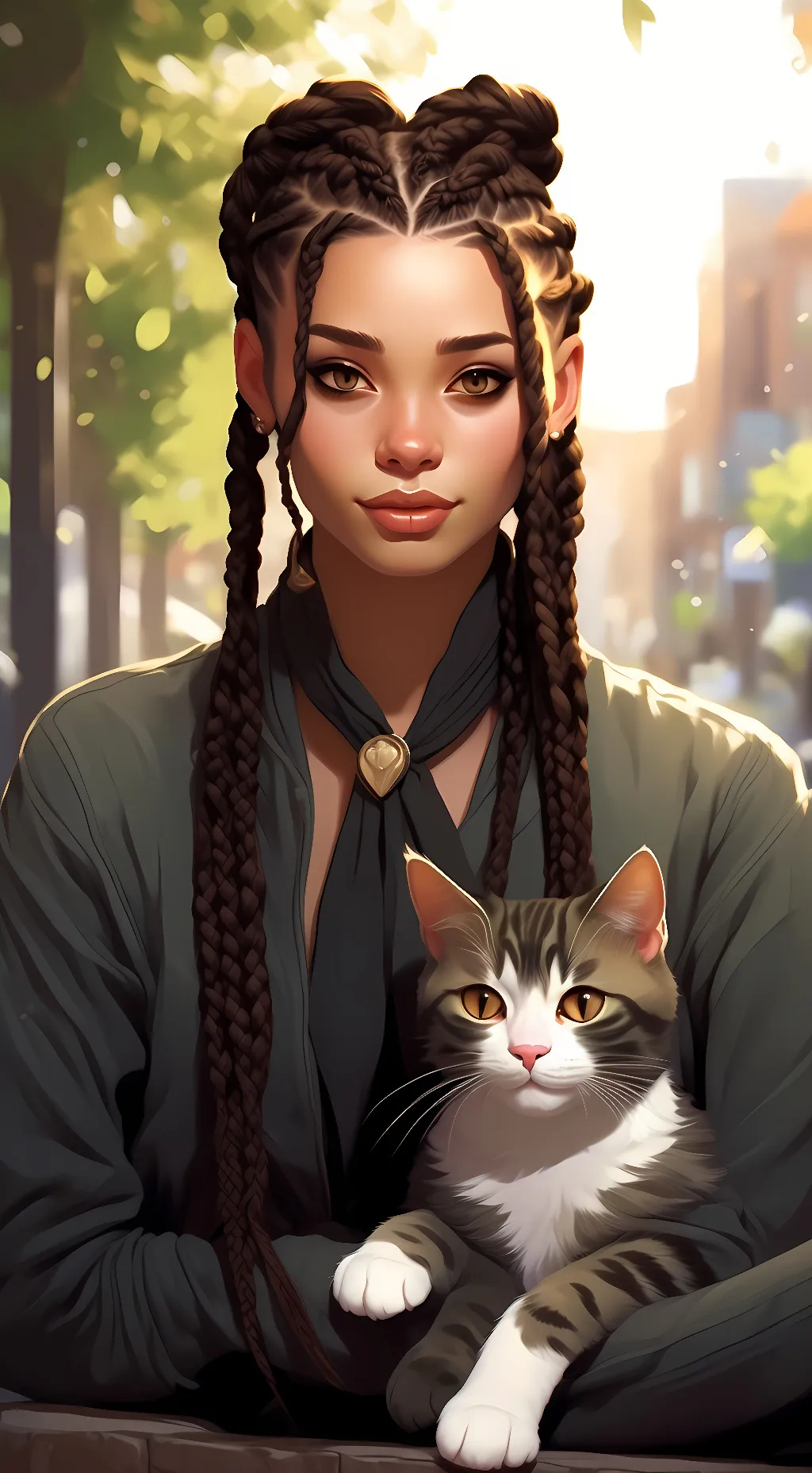 ai character: Lesbian wife background