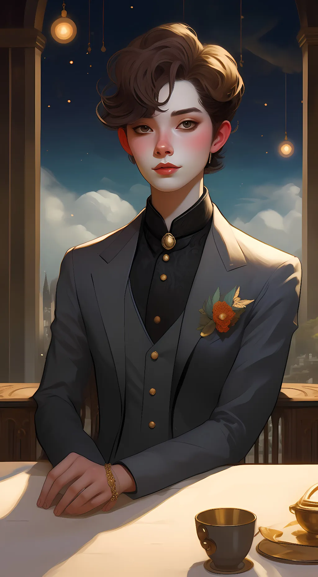 ai character:  Maxwell  background