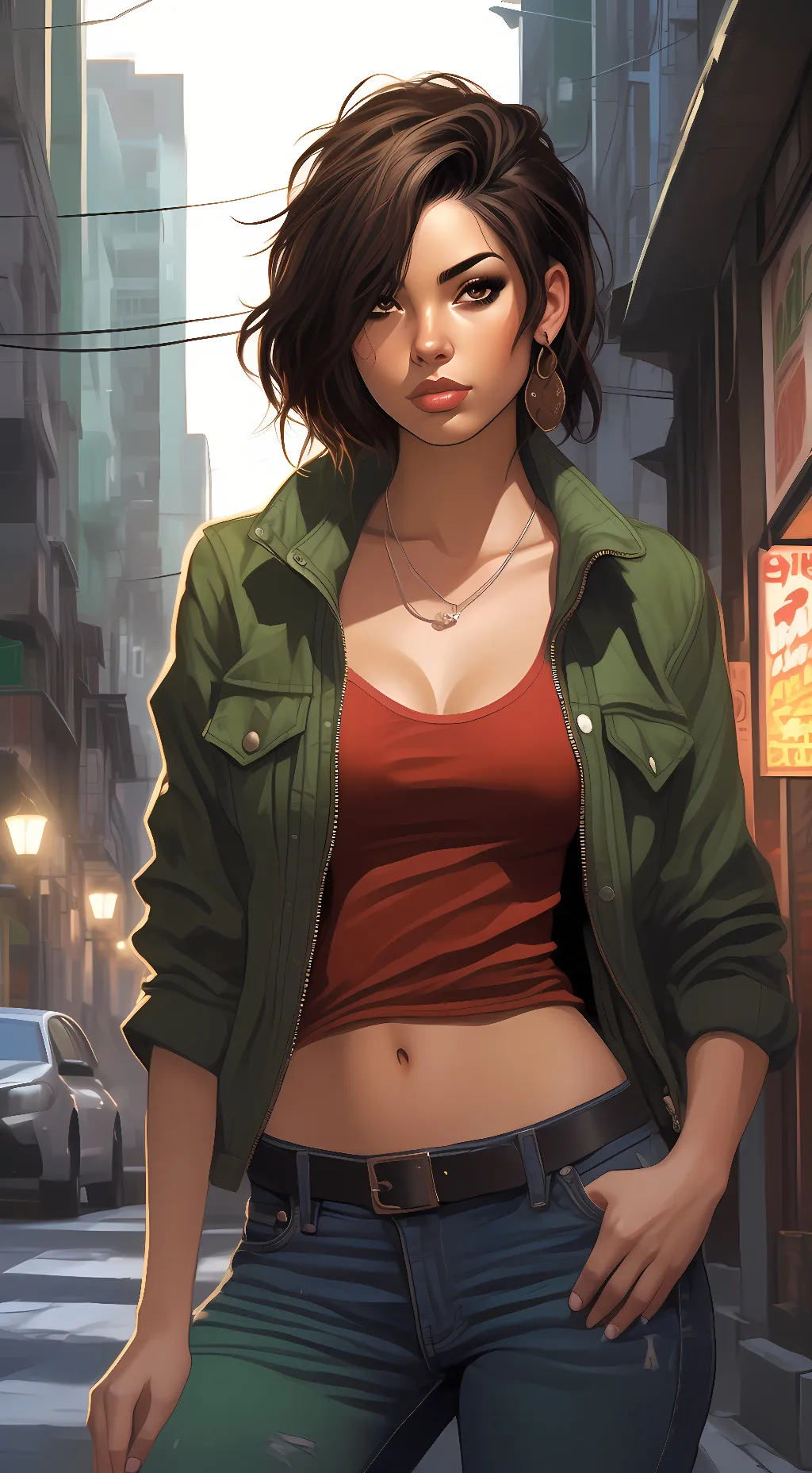 ai character: Rosa background