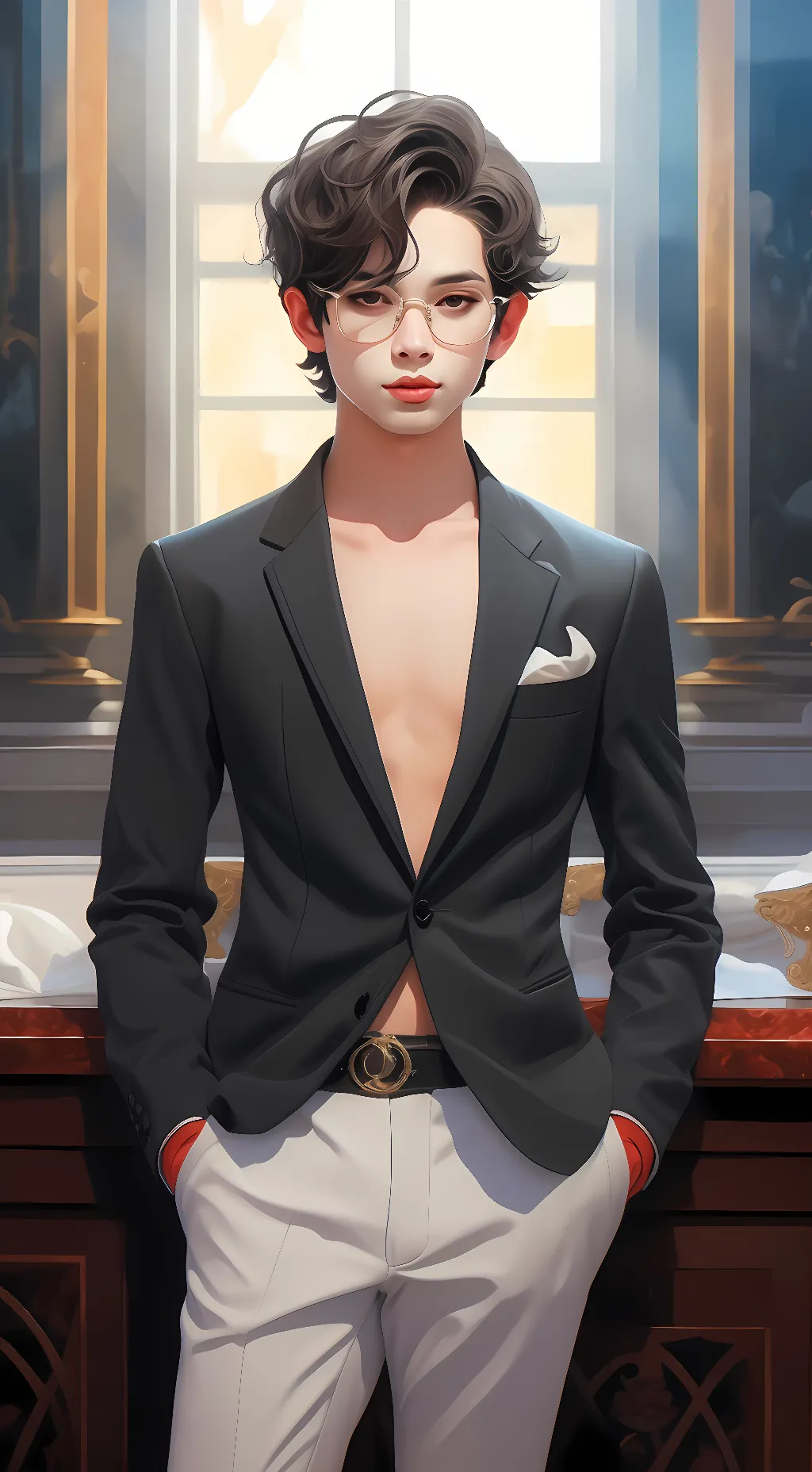 ai character: a Michelin  background