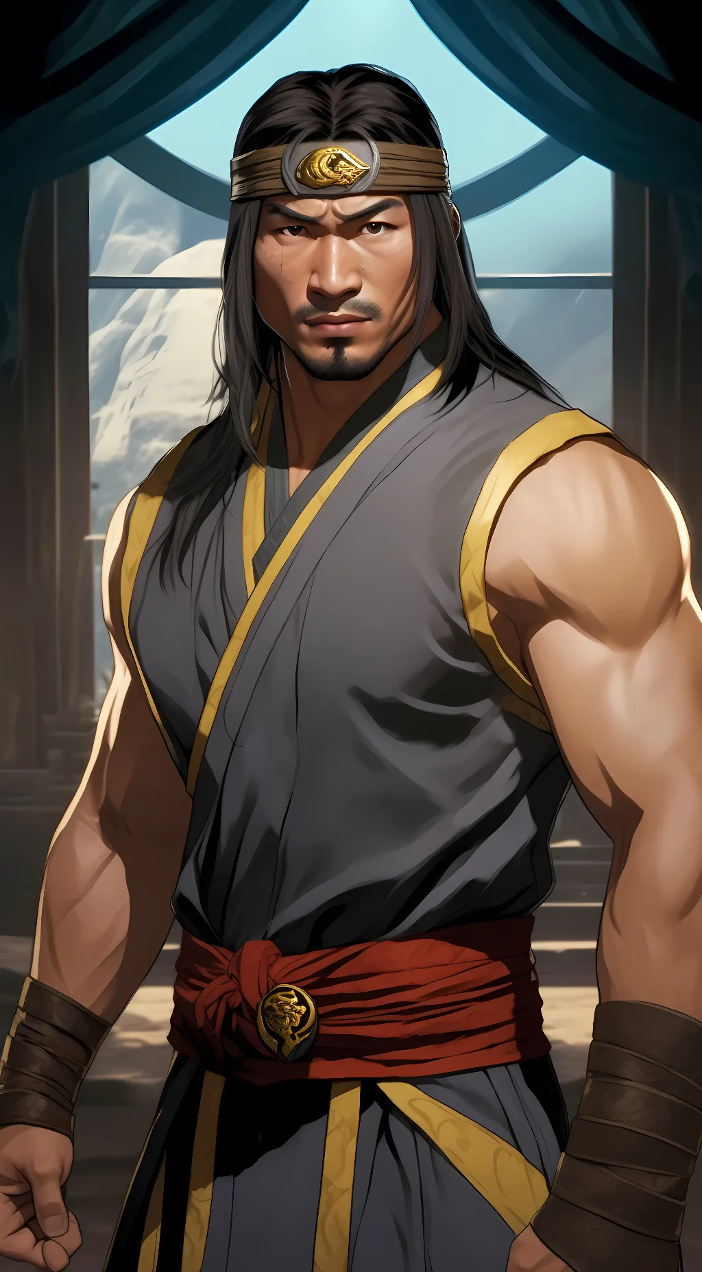ai character: liu kang background