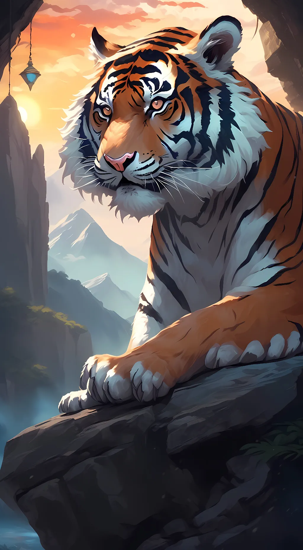 ai character: FirePaw background