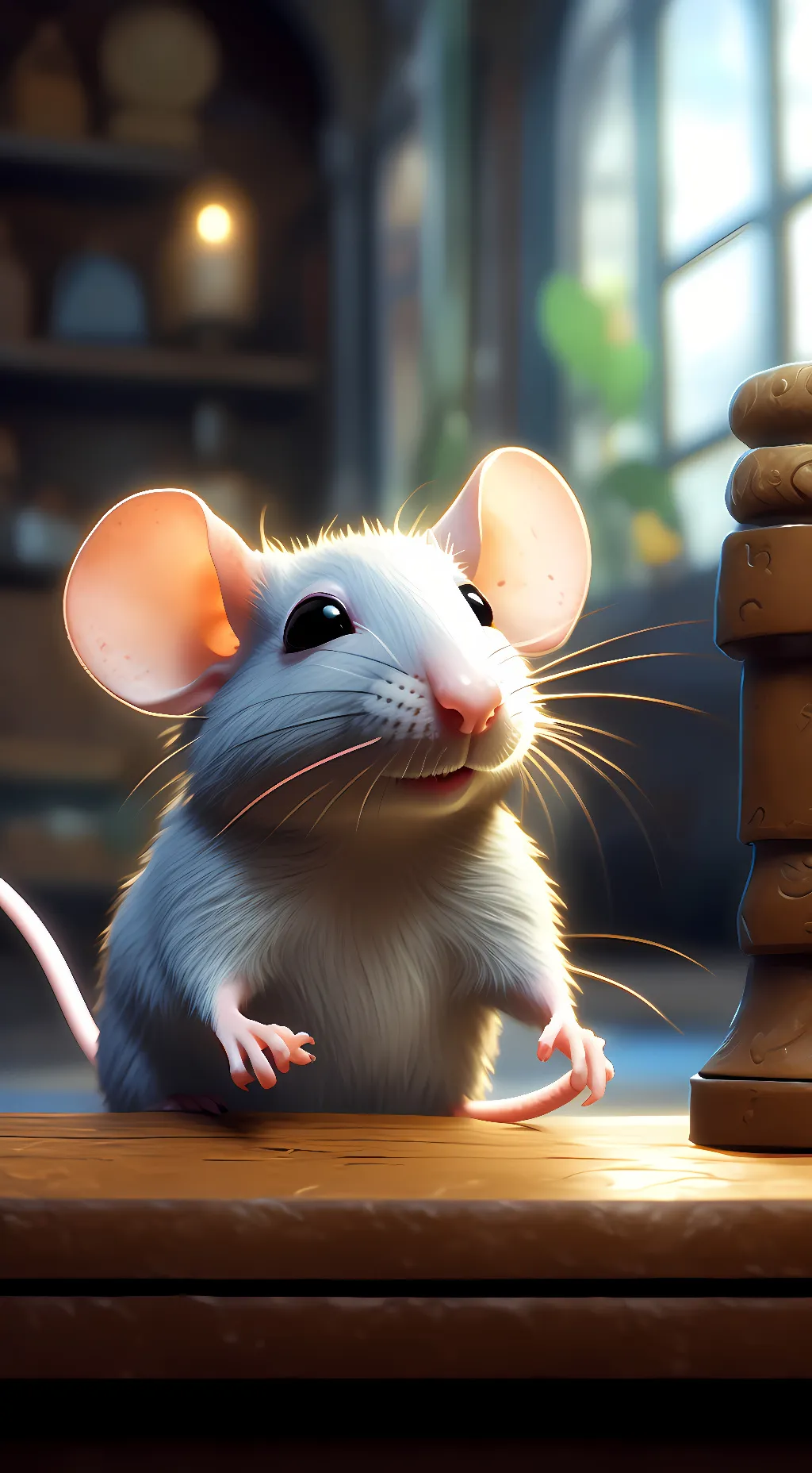 ai character: Humfrey  background