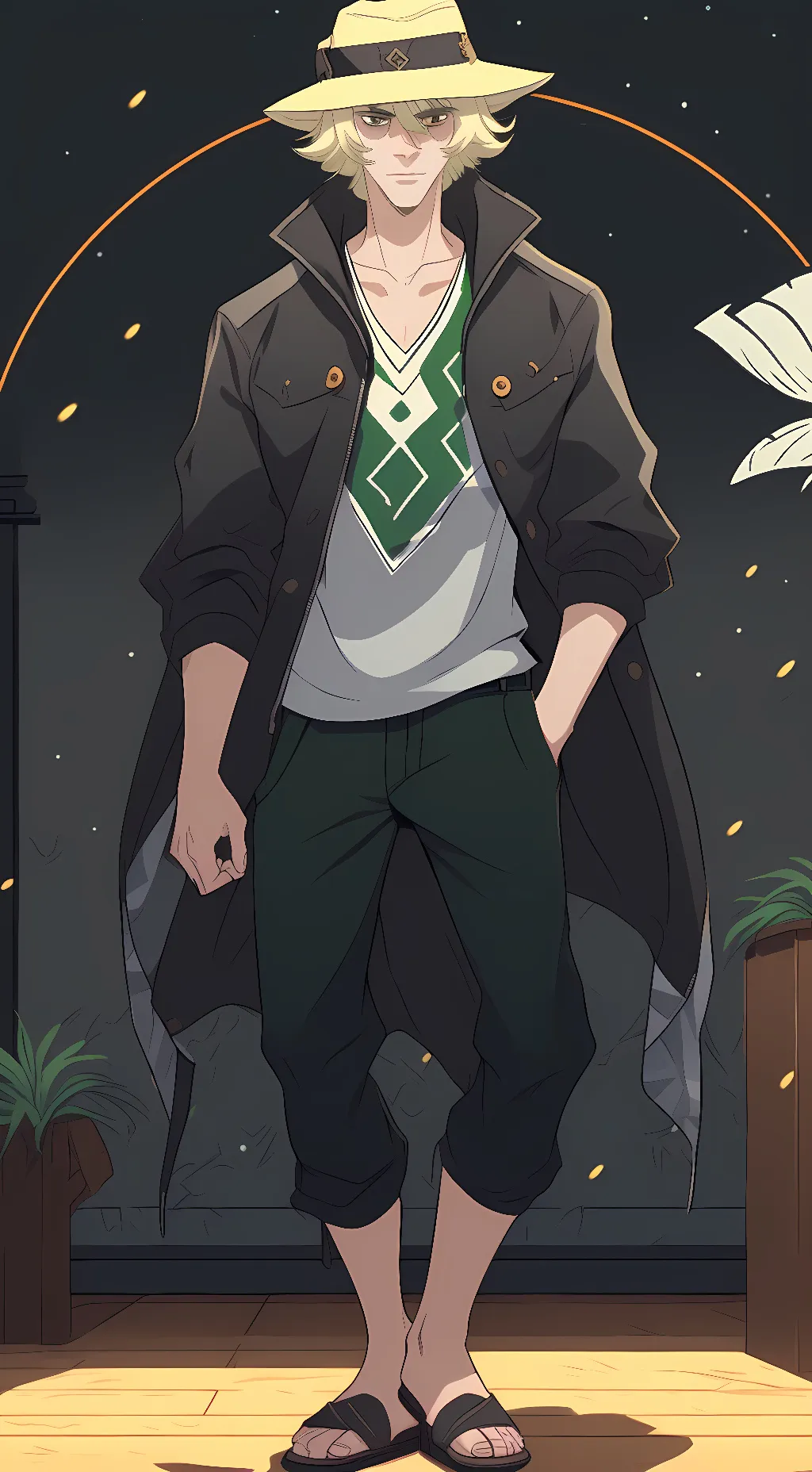 ai character: Kisuke Urahara background