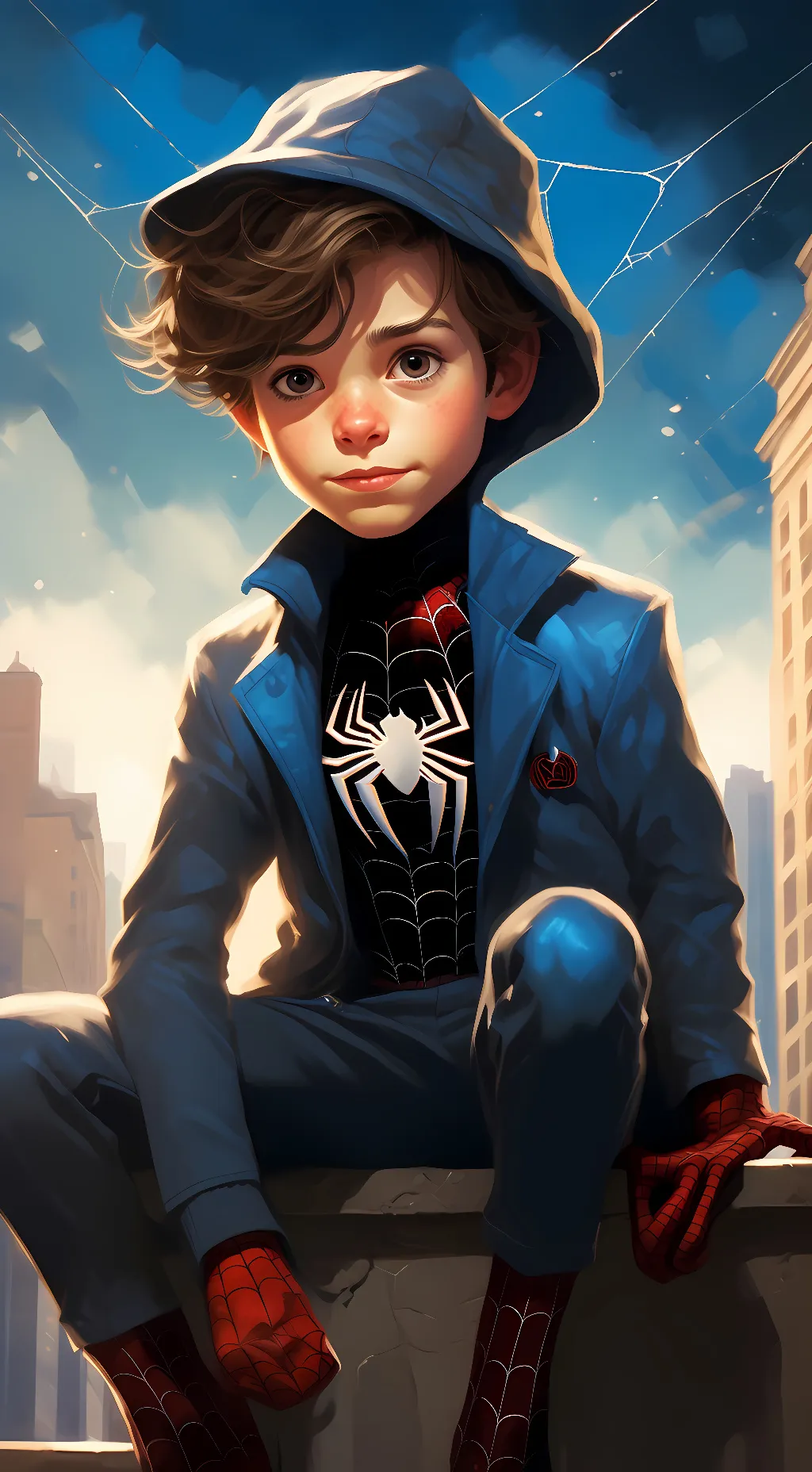 ai character: slider kid (Mikey) background