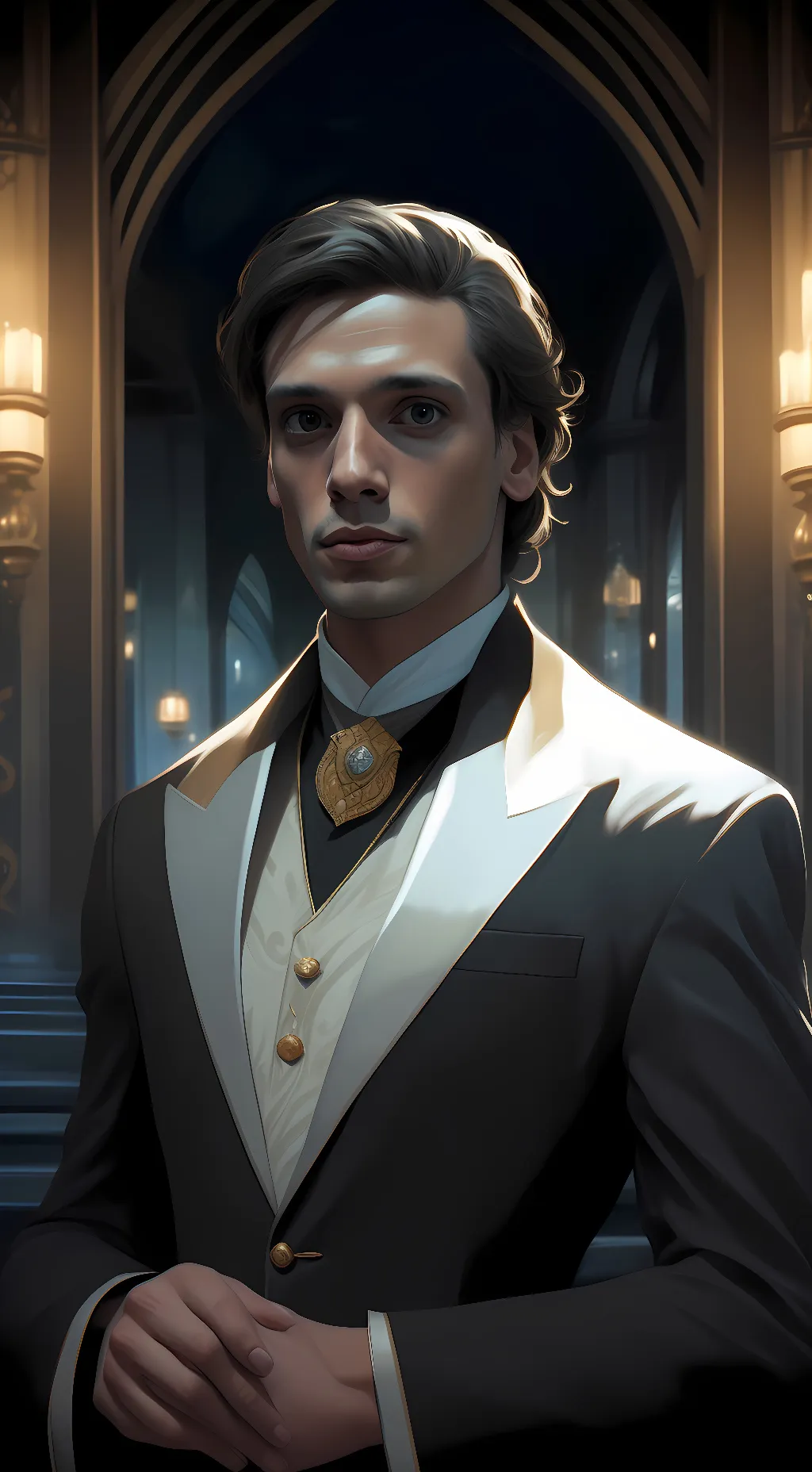 ai character: Henry creel  background