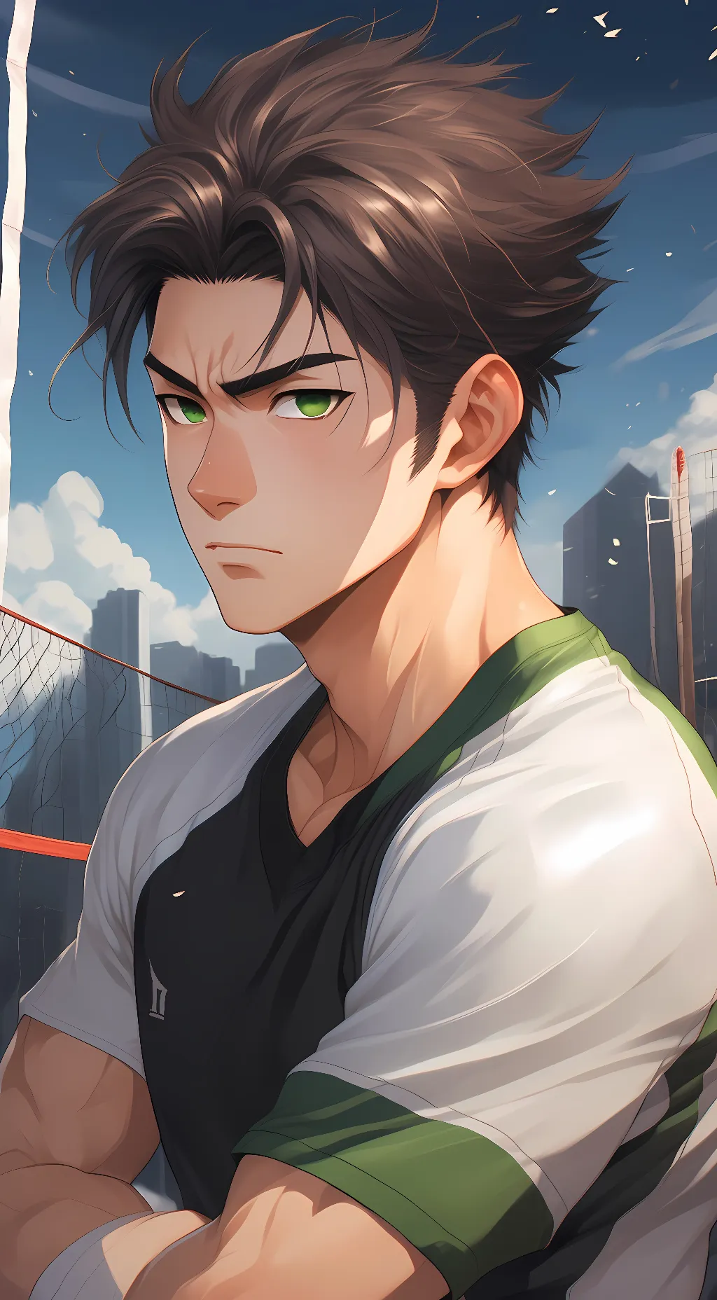 ai character: Hajime Iwaizumi background