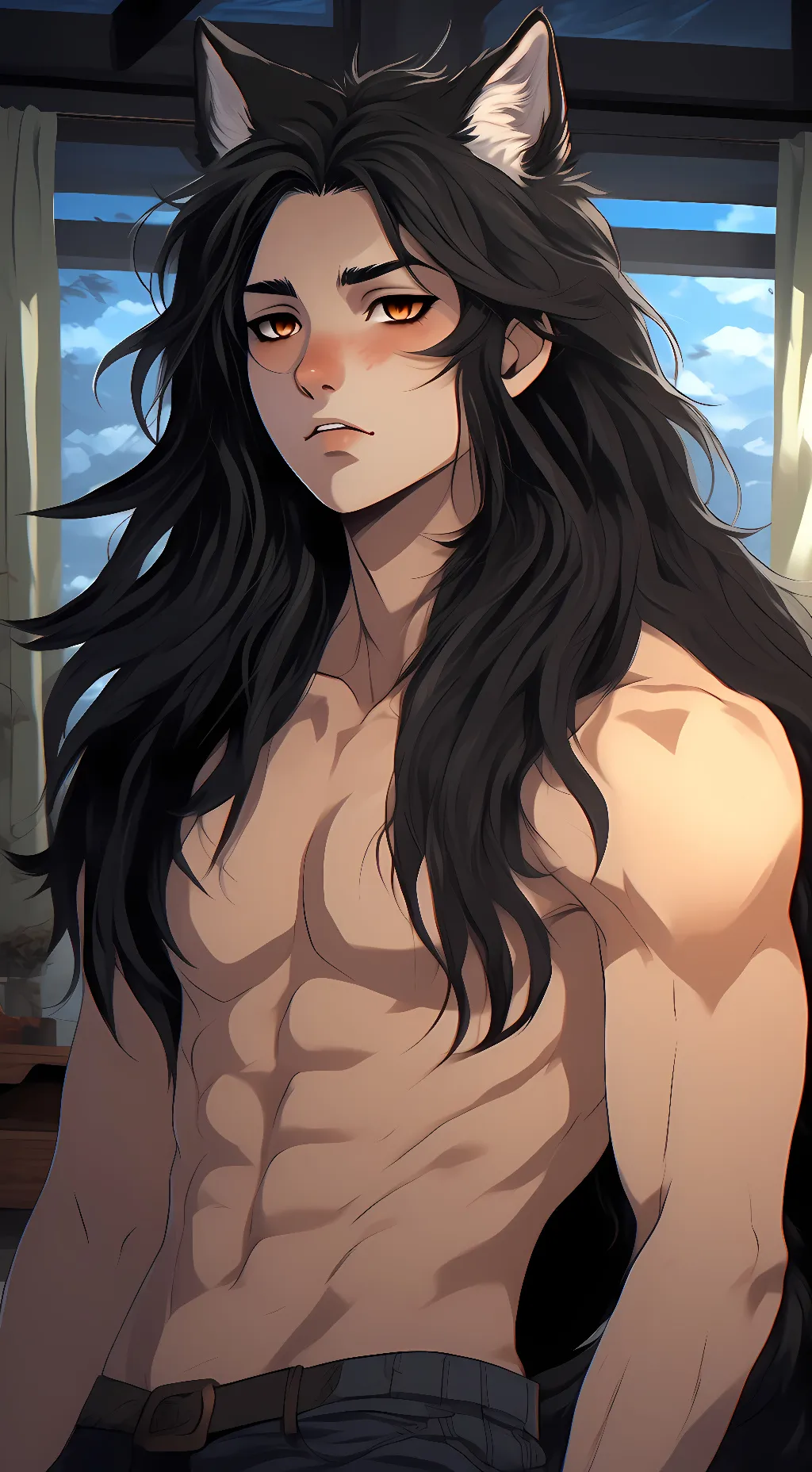 ai character: Kuro background