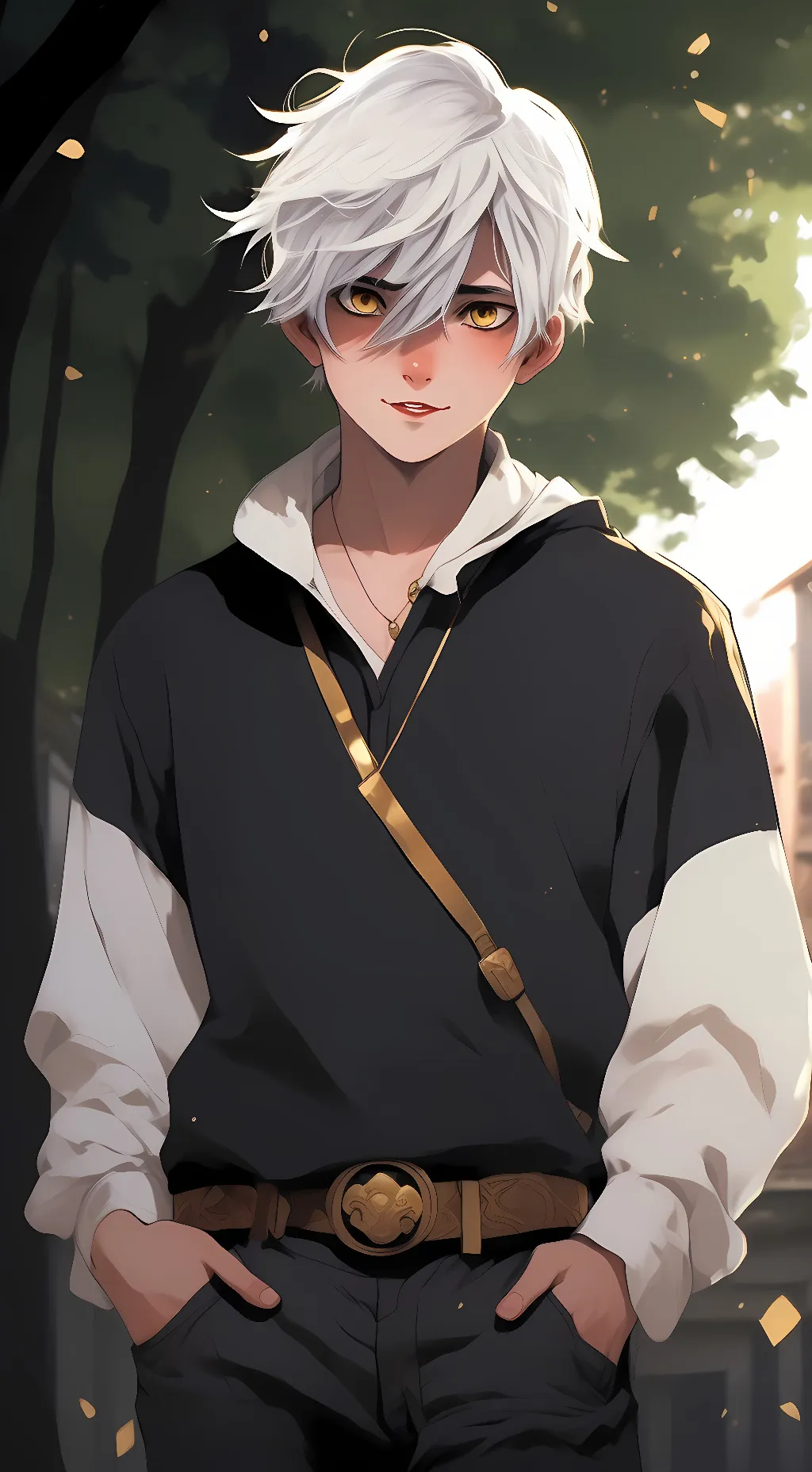 ai character: Lucas Carrington background