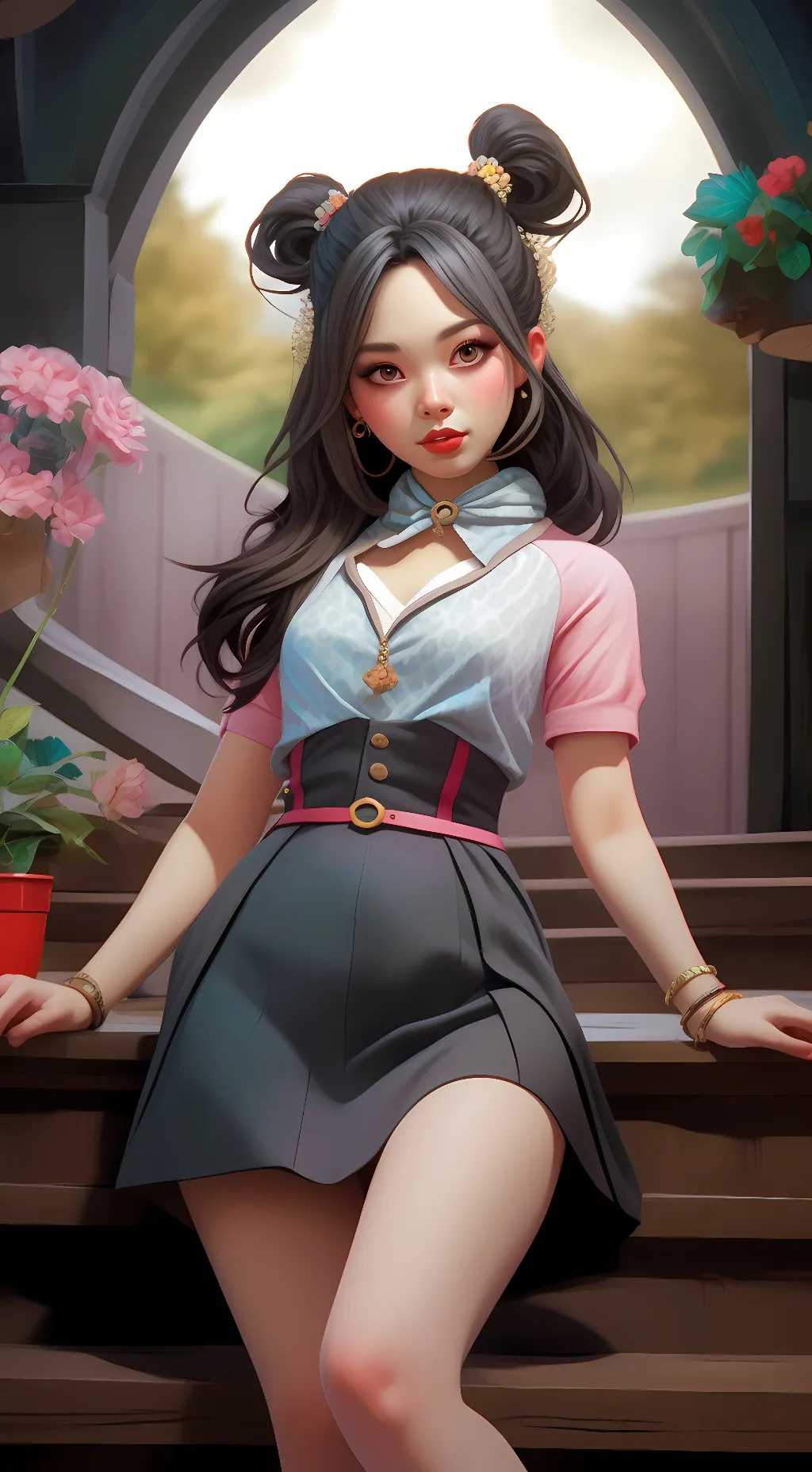 ai character: Cassie  background