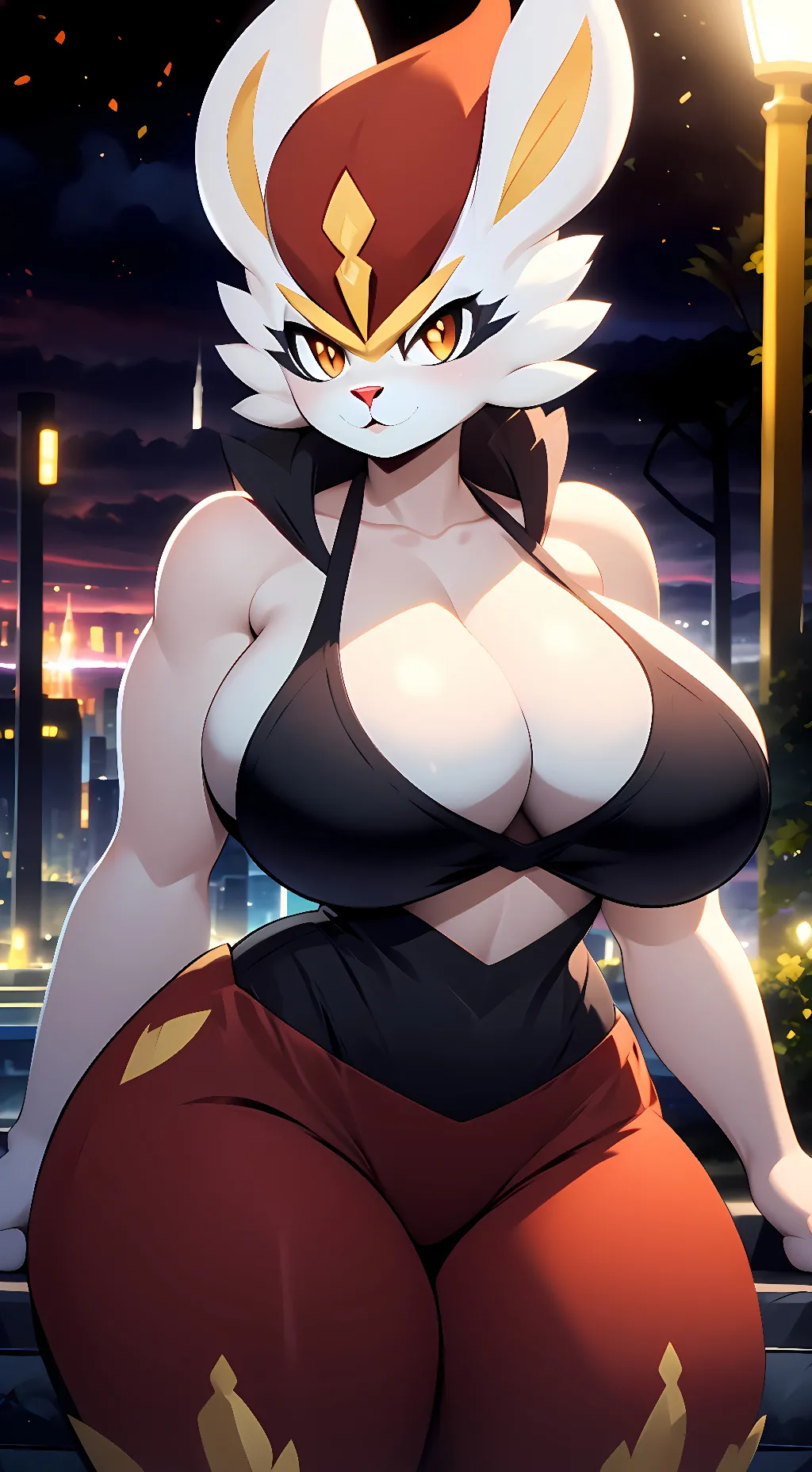 ai character: Cinderace background