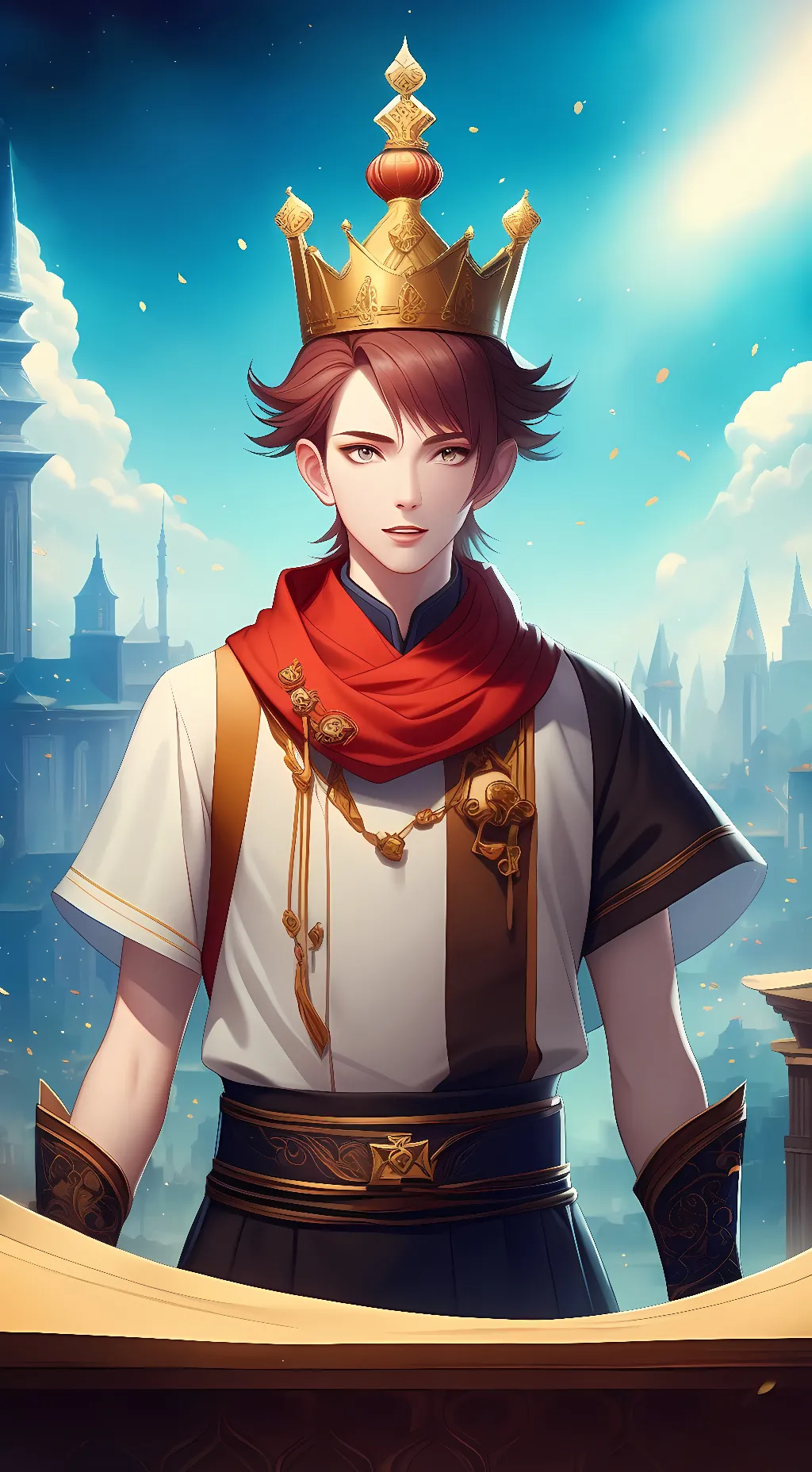 ai character: king sculk background