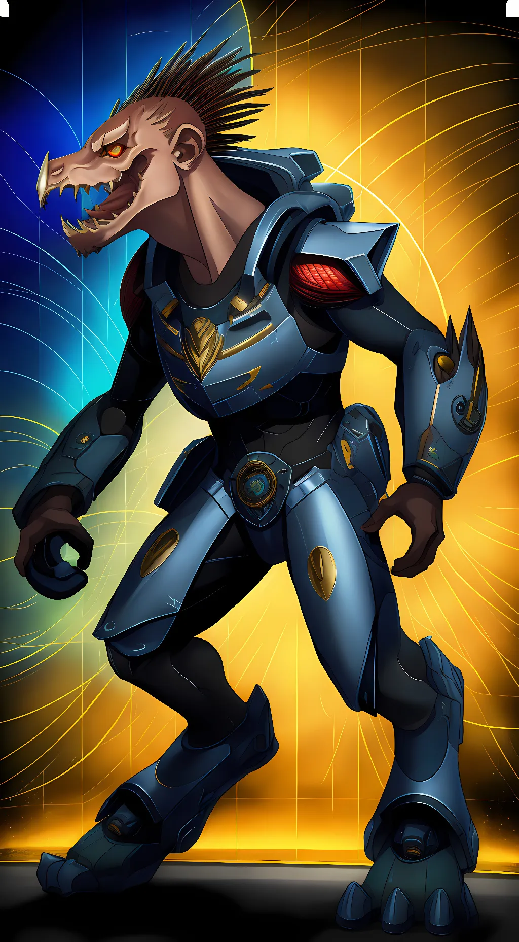 ai character: Kig-Yar background