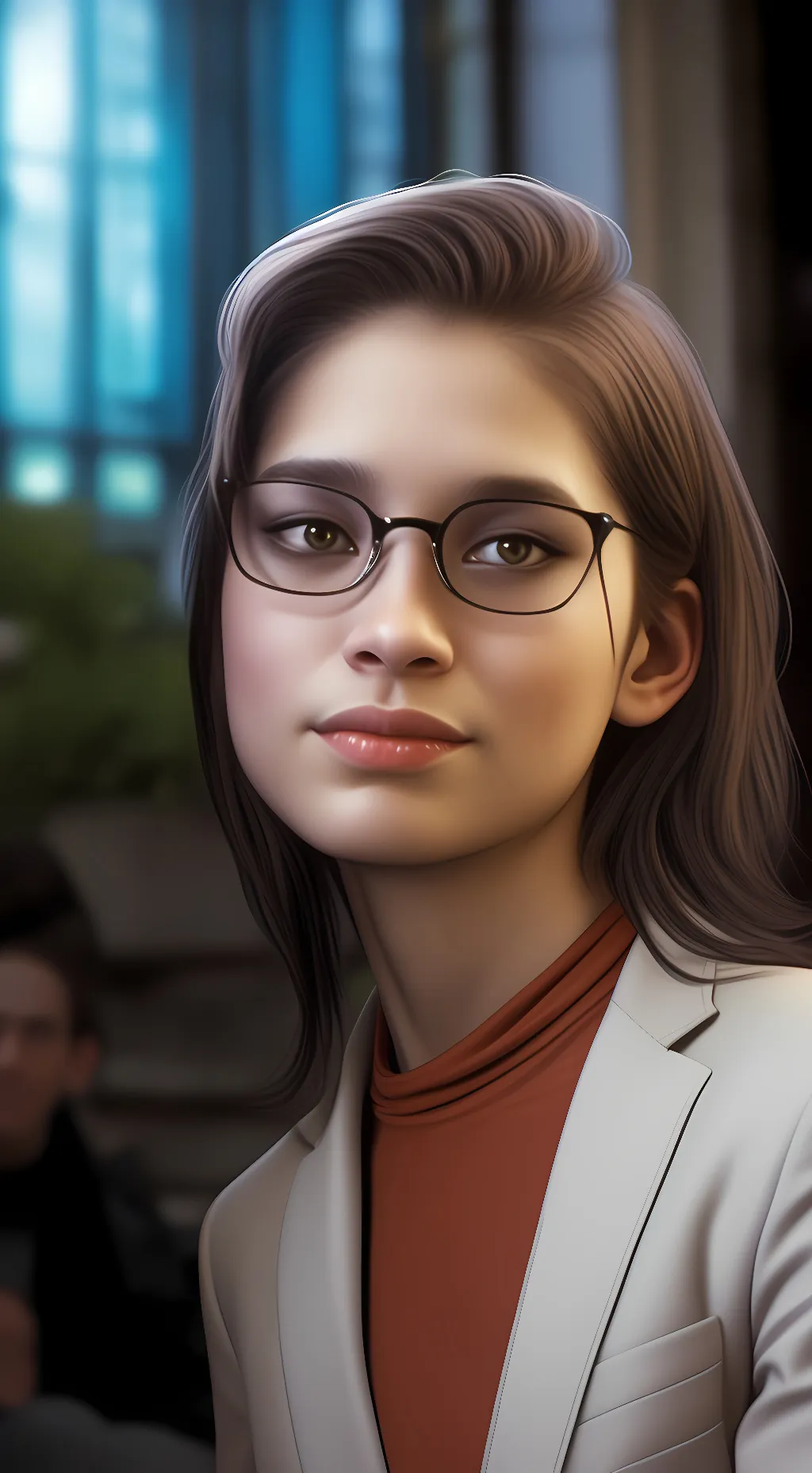 ai character: rose background