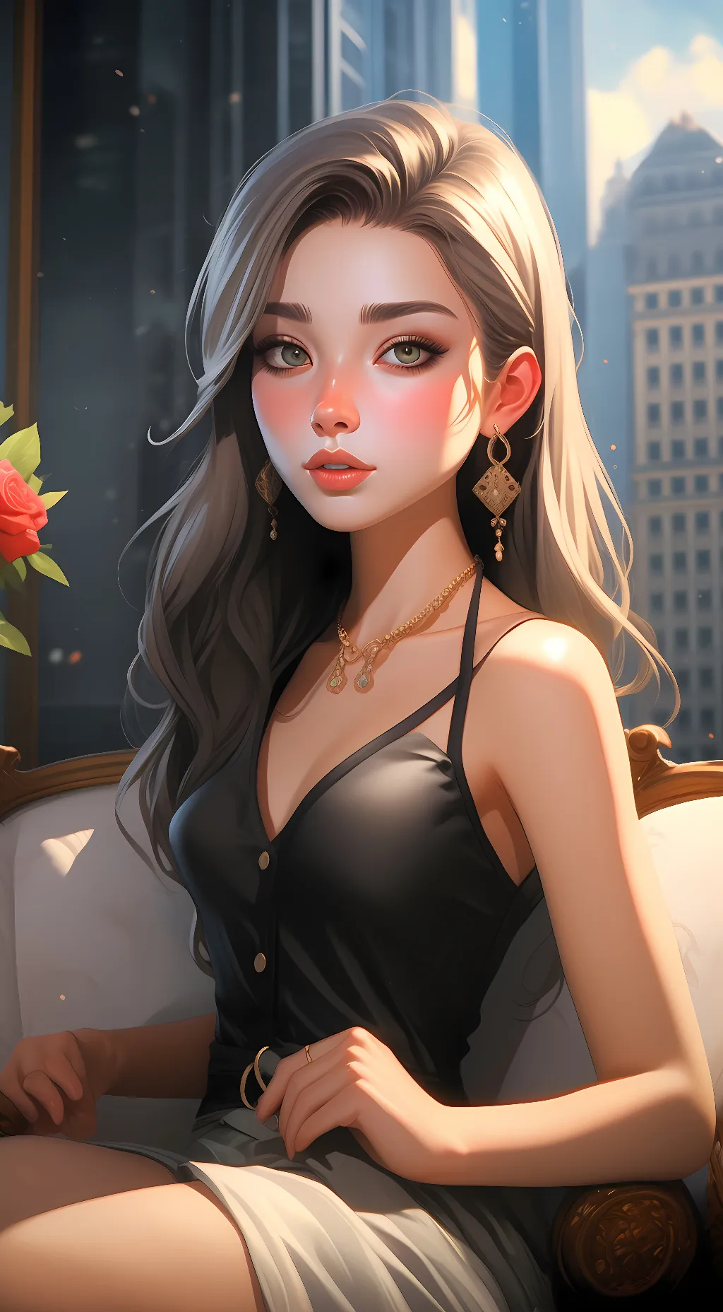 ai character: amy background